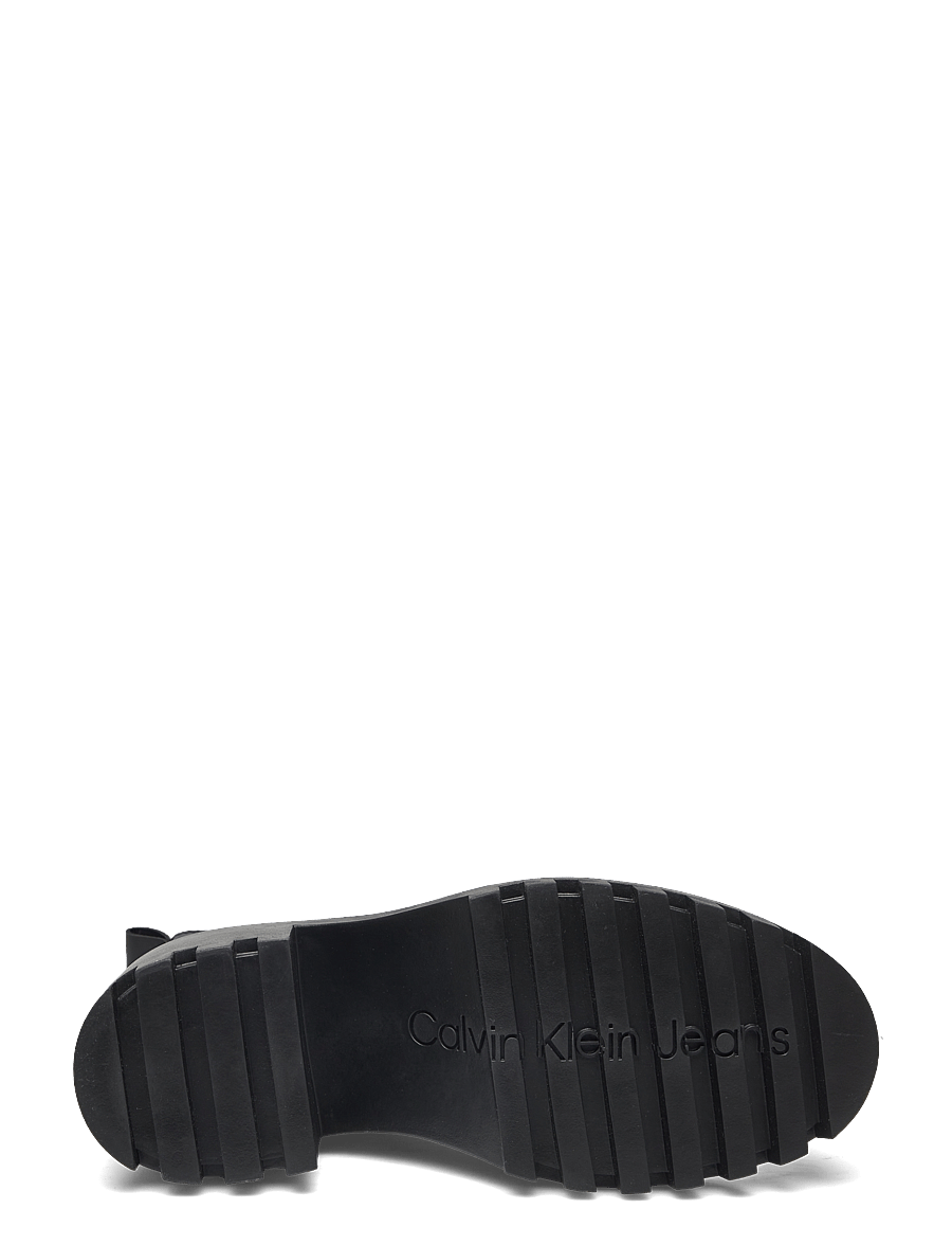 Calvin Klein - CHUNKY HEELED CHELSEA LTH - stövletter - triple black - 4