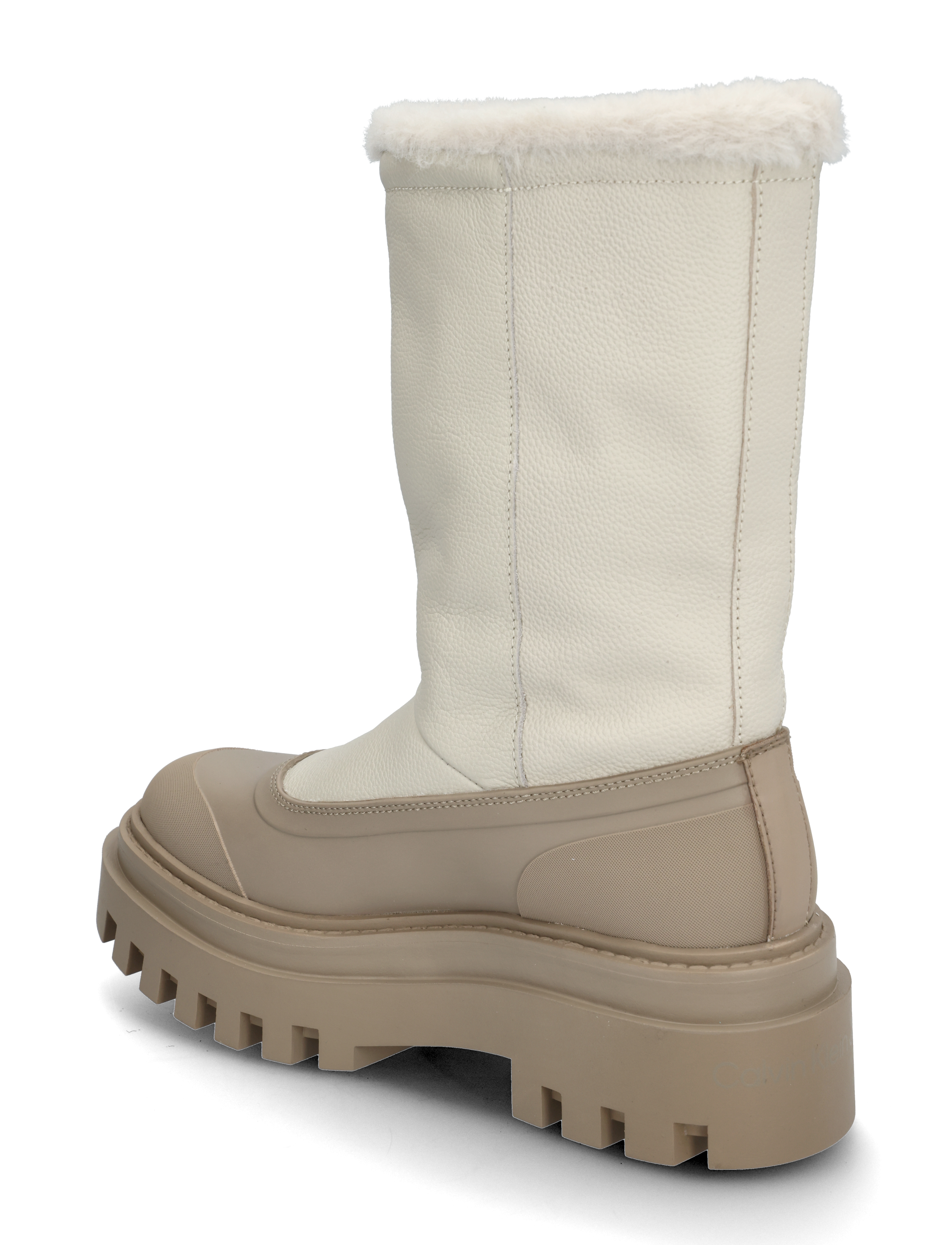 Calvin Klein - FLATFORM CHELSEA BOOT PADDED - kvinder - eggshell/savannah tan - 2