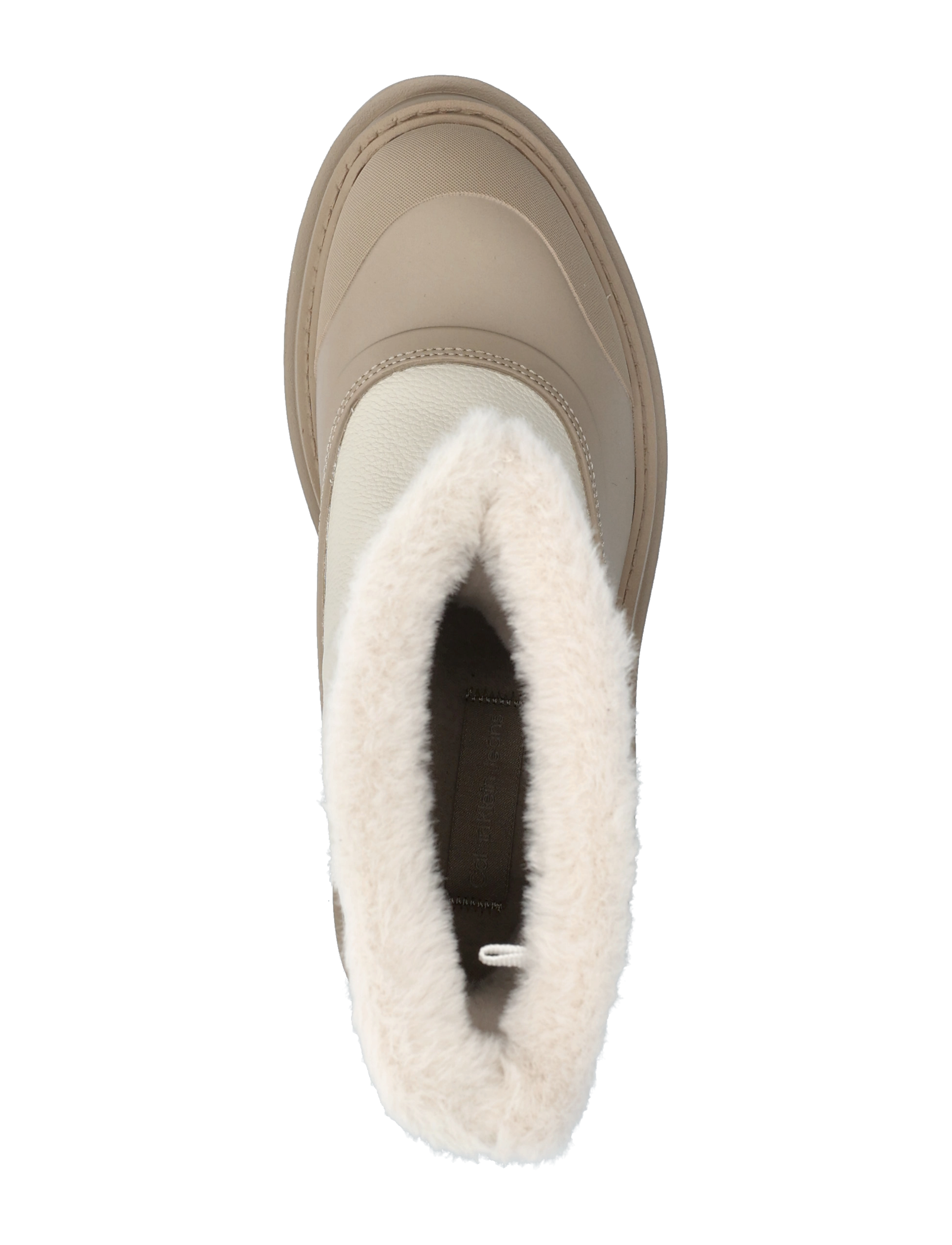 Calvin Klein - FLATFORM CHELSEA BOOT PADDED - kvinder - eggshell/savannah tan - 3