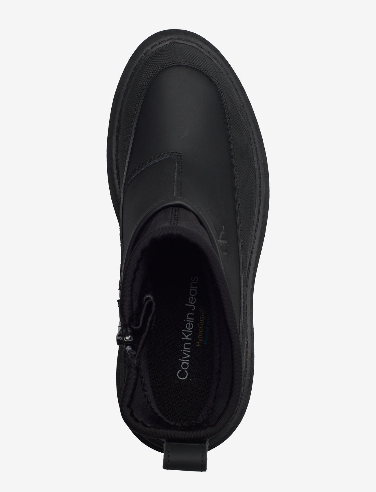 Calvin Klein - FLATFORM RAINBOOT LOW MG R - Üleriided - triple black - 3