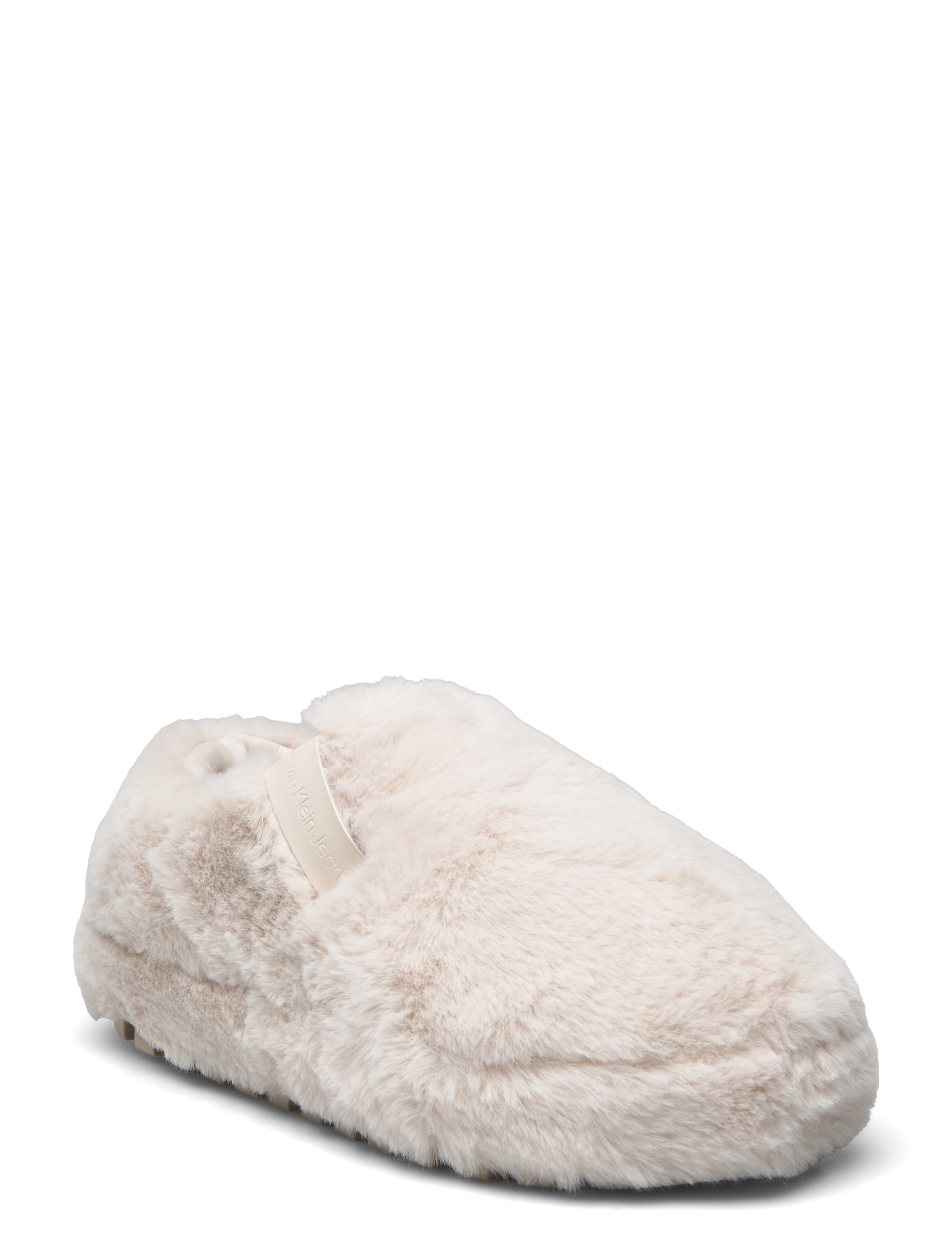 Calvin Klein HOME ANKE SLIPPER WN FUR - Inspiration - TRIPLE EGGSHELL / cream