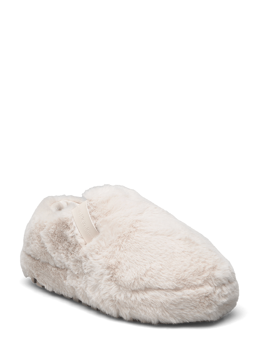 Calvin Klein - HOME ANKE SLIPPER WN FUR - alltags-style - triple eggshell - 0
