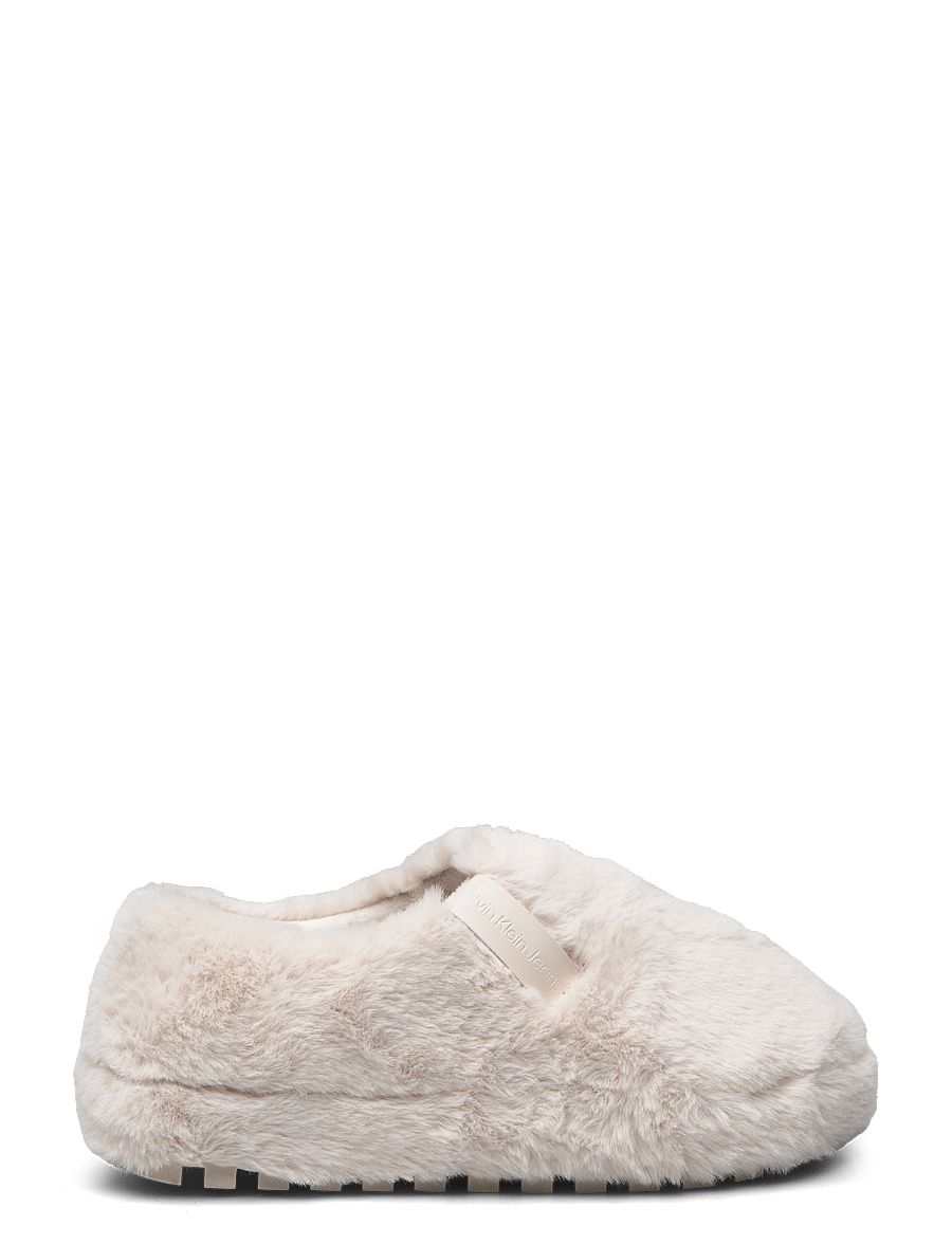 Calvin Klein - HOME ANKE SLIPPER WN FUR - alltags-style - triple eggshell - 1