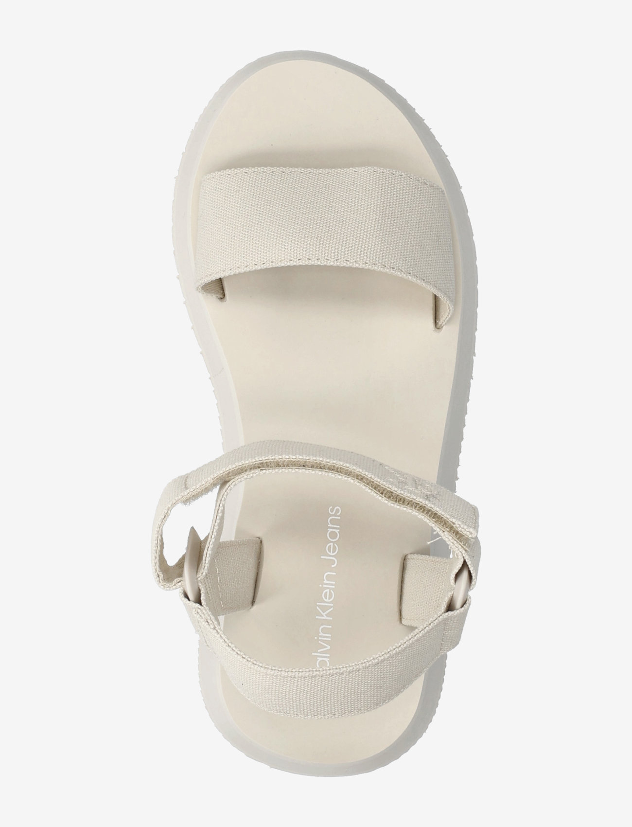 Calvin Klein - SANDAL VELCRO WEBBING MG - platåsandaler - triple turtle dove - 3