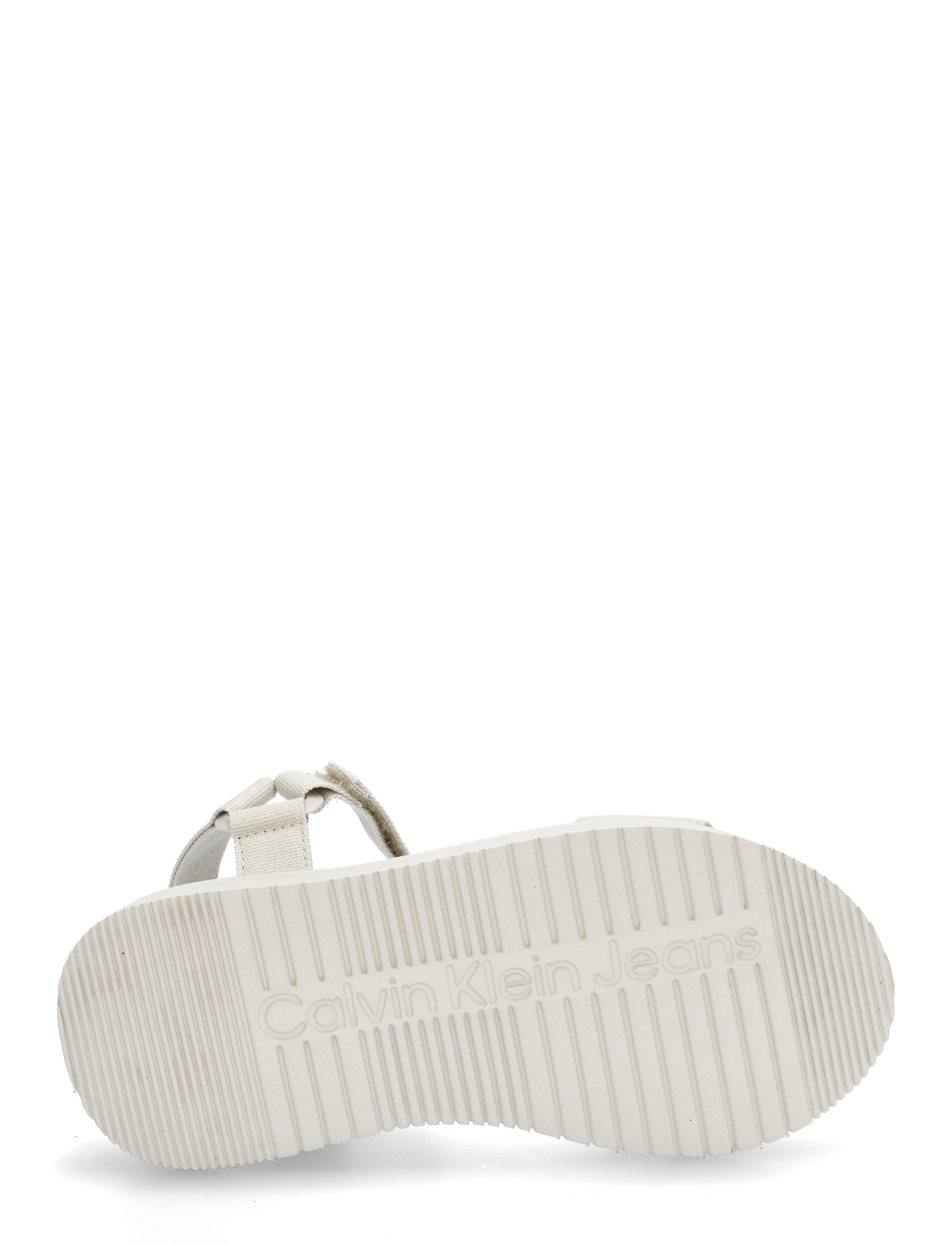 Calvin Klein - SANDAL VELCRO WEBBING MG - platformsandaler - triple turtle dove - 4