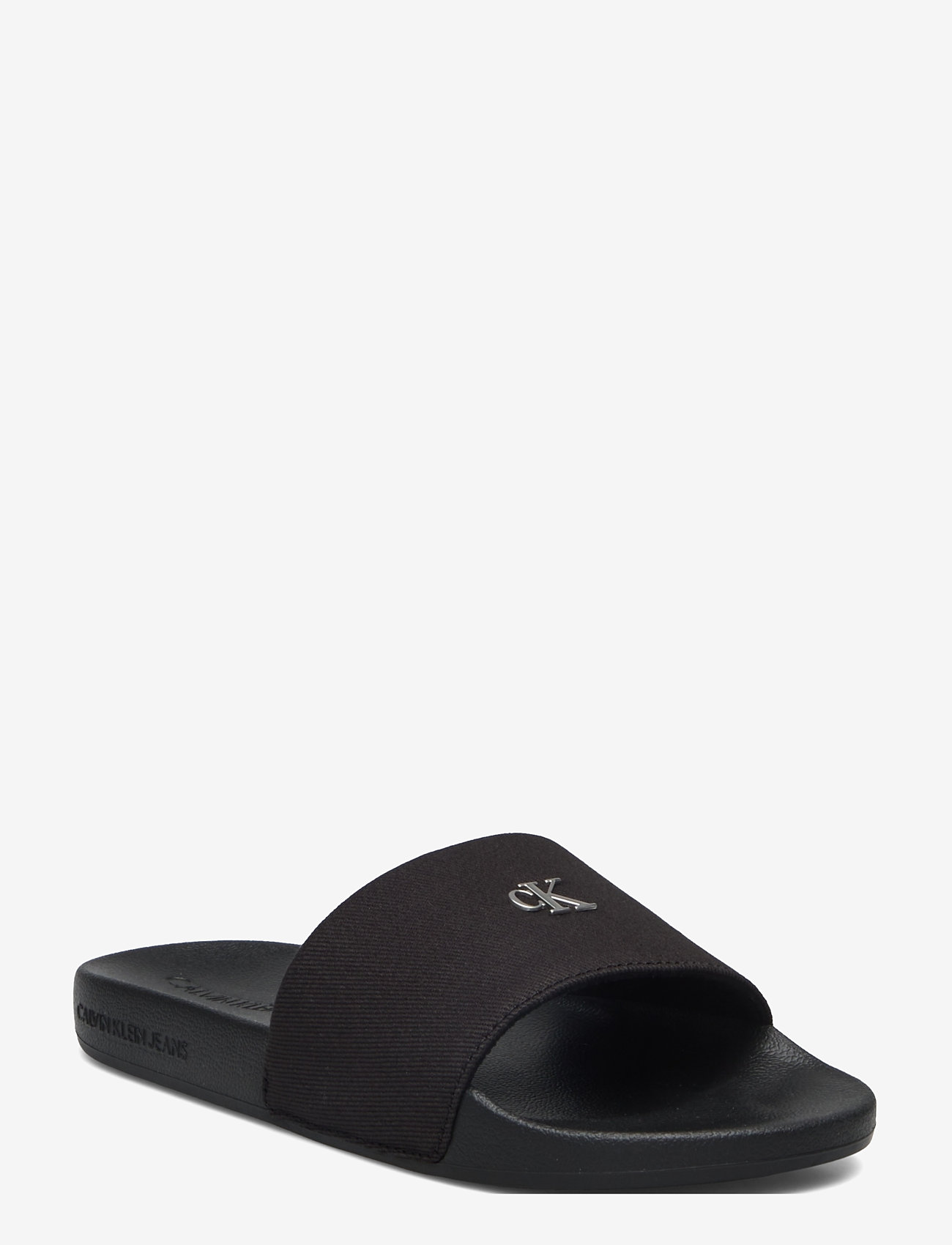 Calvin Klein - SLIDE MONOGRAM HARDWARE - triple black - 0