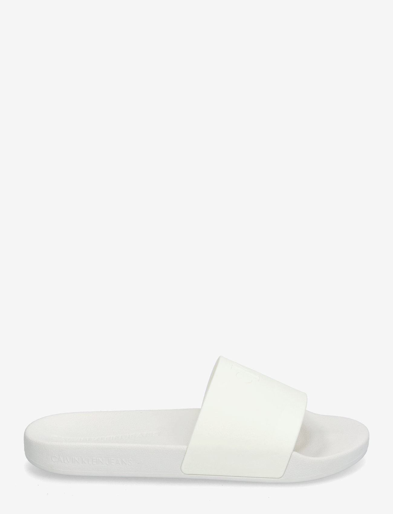 Calvin Klein - SLIDE MONOGRAM TPU - badesandaler - triple bright white - 1