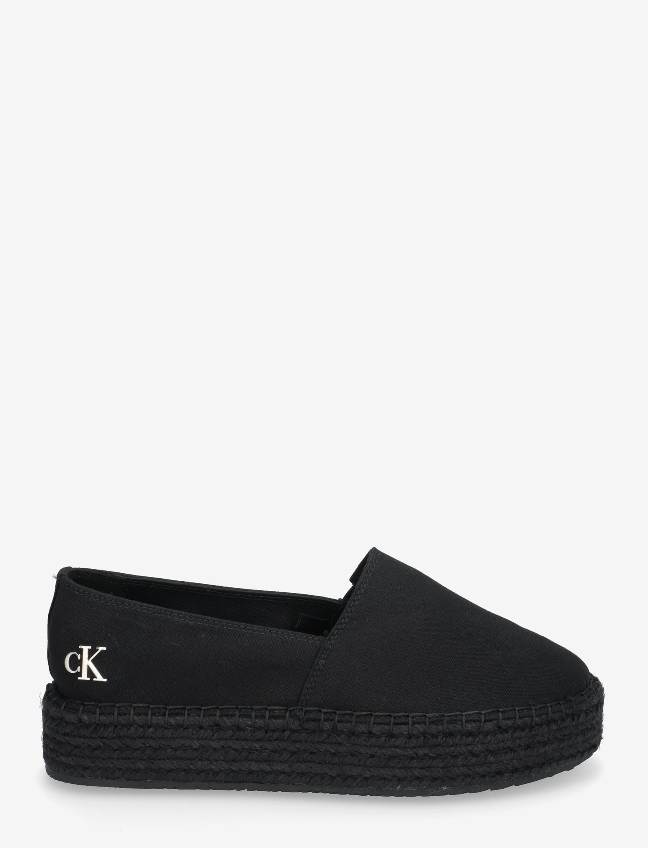Calvin Klein - FLATFORM ESDPARILLE MG/HDW - espadrillos - triple black - 1