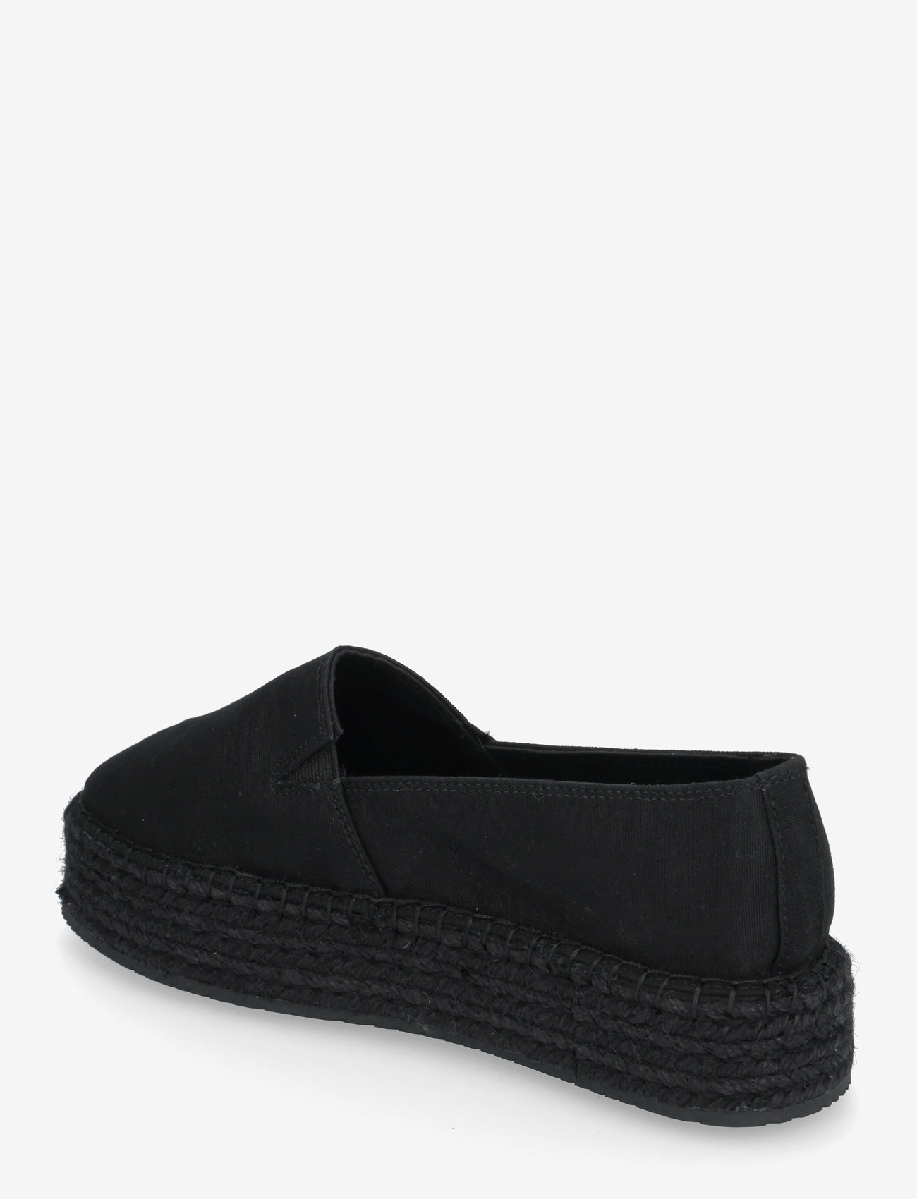 Calvin Klein - FLATFORM ESDPARILLE MG/HDW - espadrillos - triple black - 2