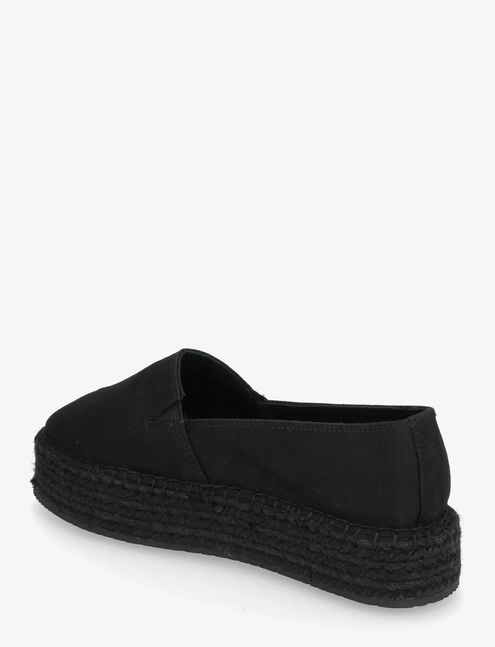 Calvin Klein - FLATFORM ESDPARILLE MG/HDW - espadrilles - triple black - 2