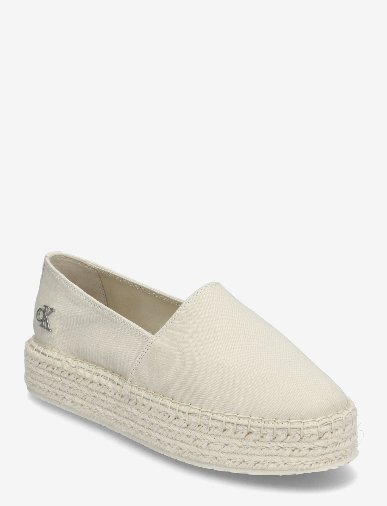 Calvin Klein - FLATFORM ESDPARILLE MG/HDW - espadrillos - turtle dove - 0