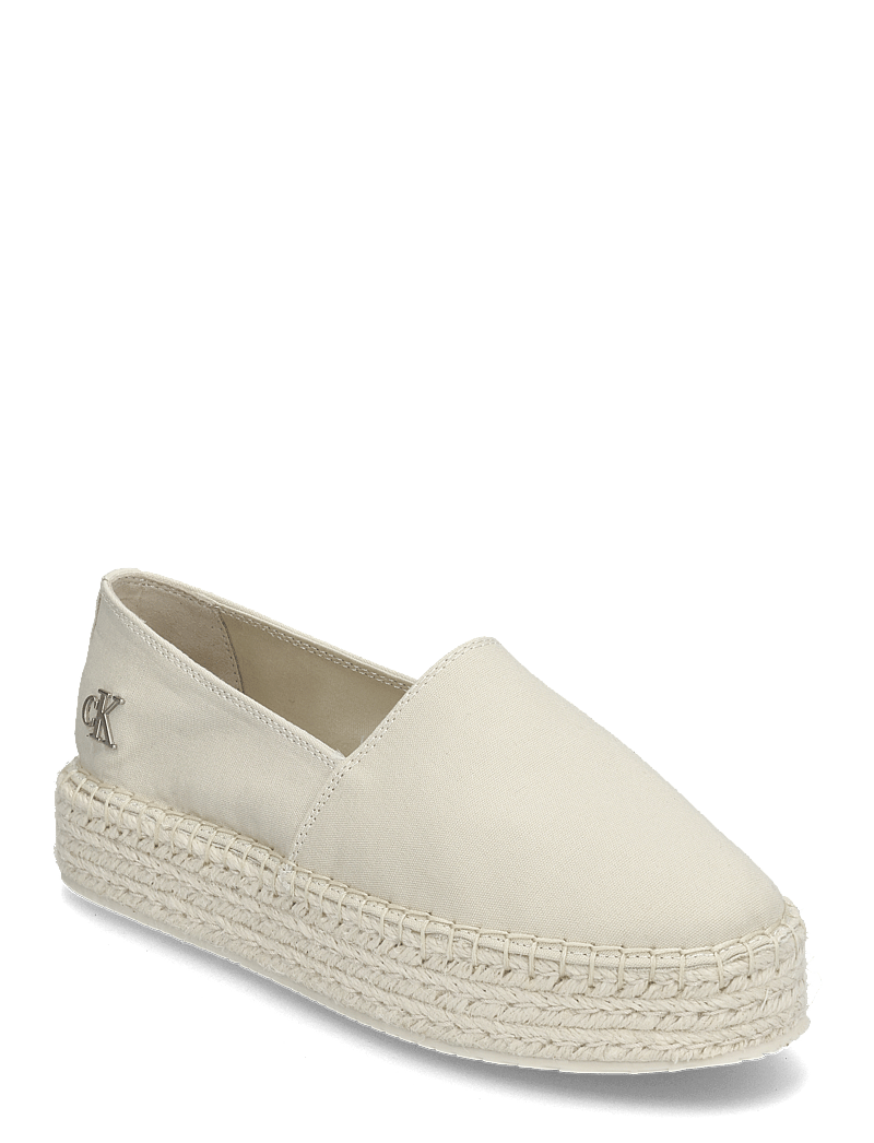 Calvin Klein - FLATFORM ESDPARILLE MG/HDW - espadrillos - turtle dove - 0
