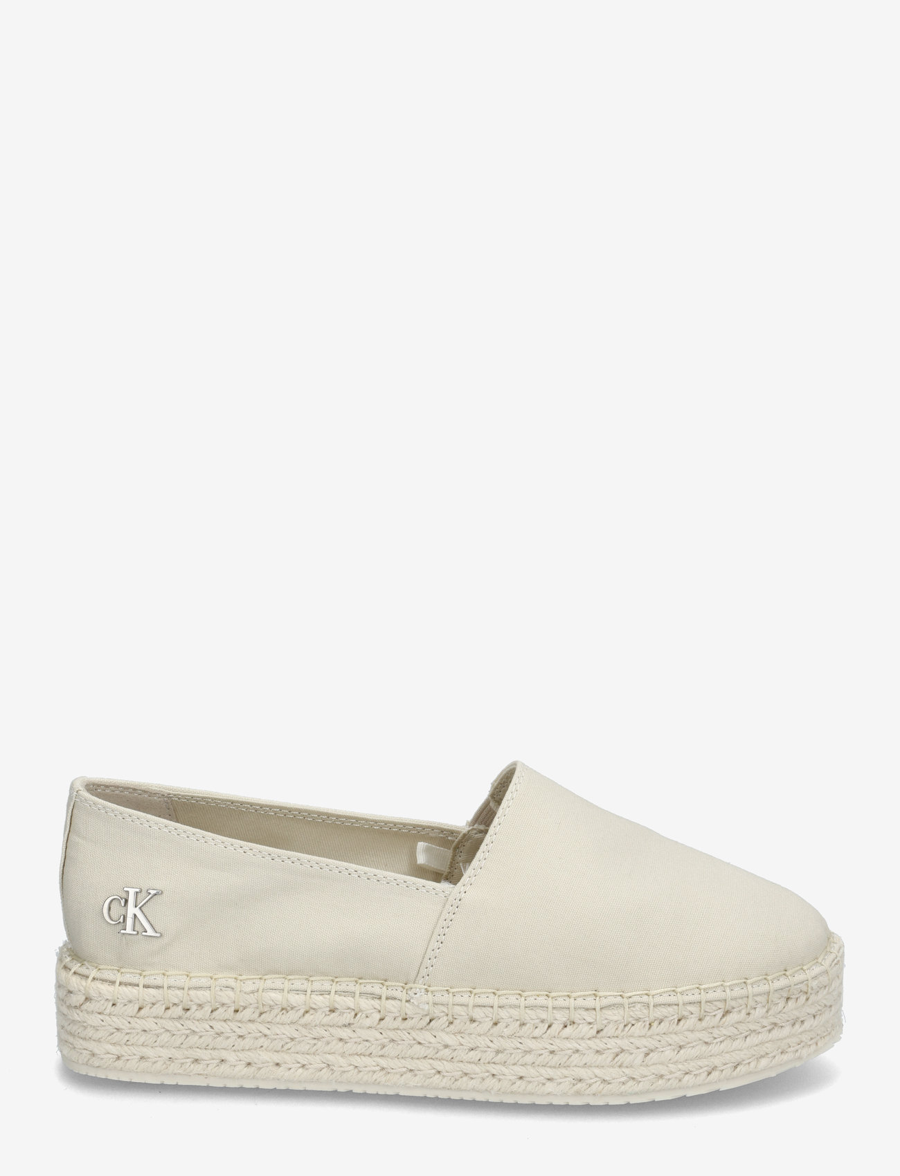 Calvin Klein - FLATFORM ESDPARILLE MG/HDW - espadrillos - turtle dove - 1