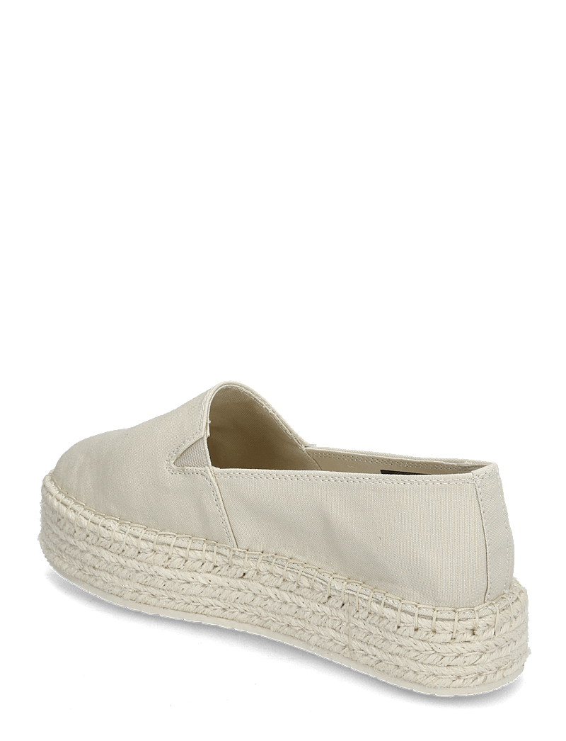 Calvin Klein - FLATFORM ESDPARILLE MG/HDW - espadrillos - turtle dove - 2