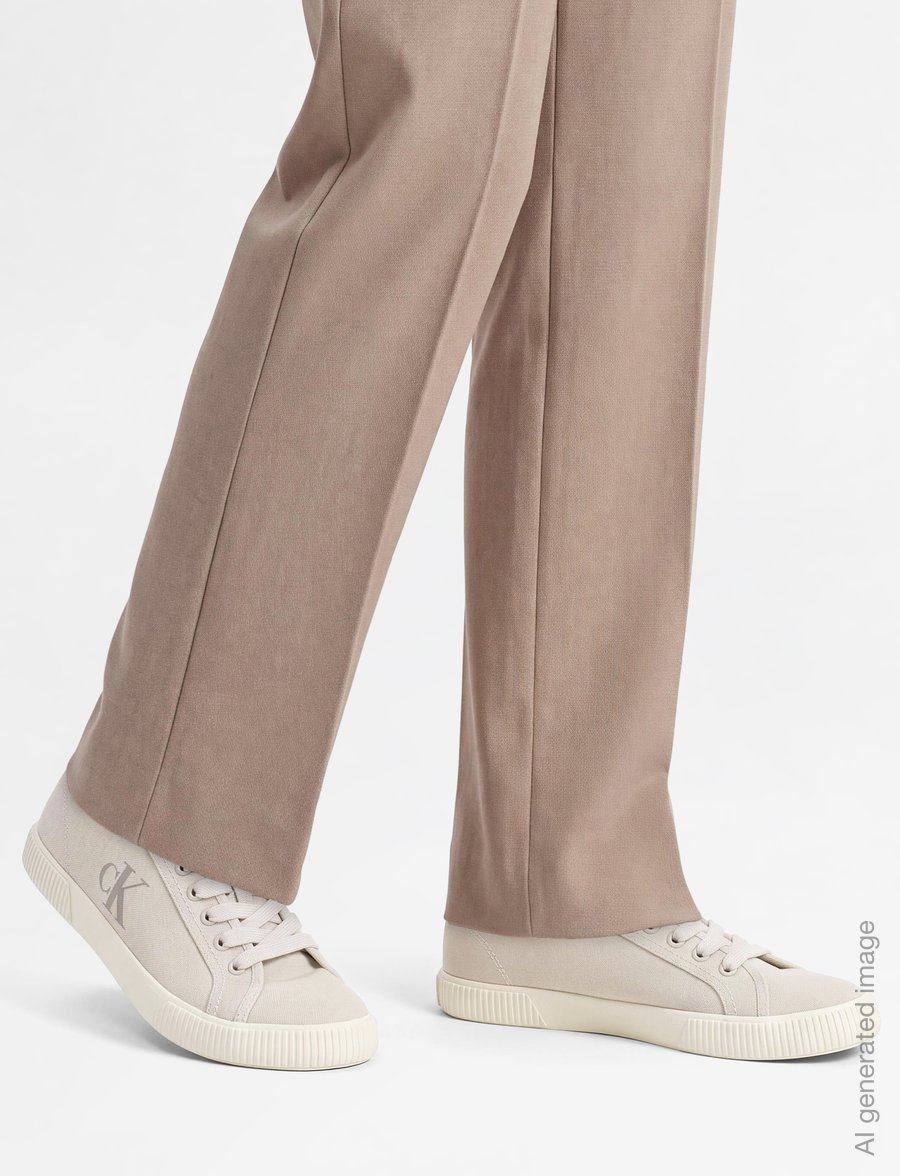 Calvin Klein - ESS VULC LOW CV MG WN - konfirmation - eggshell - 5