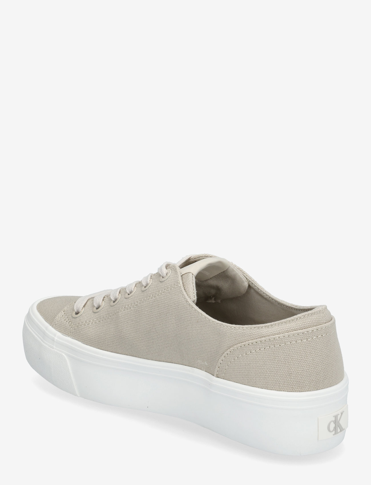 Calvin Klein - VULC FLATFORM LOW CANVAS MG - konfirmation - eggshell/creamy white - 2
