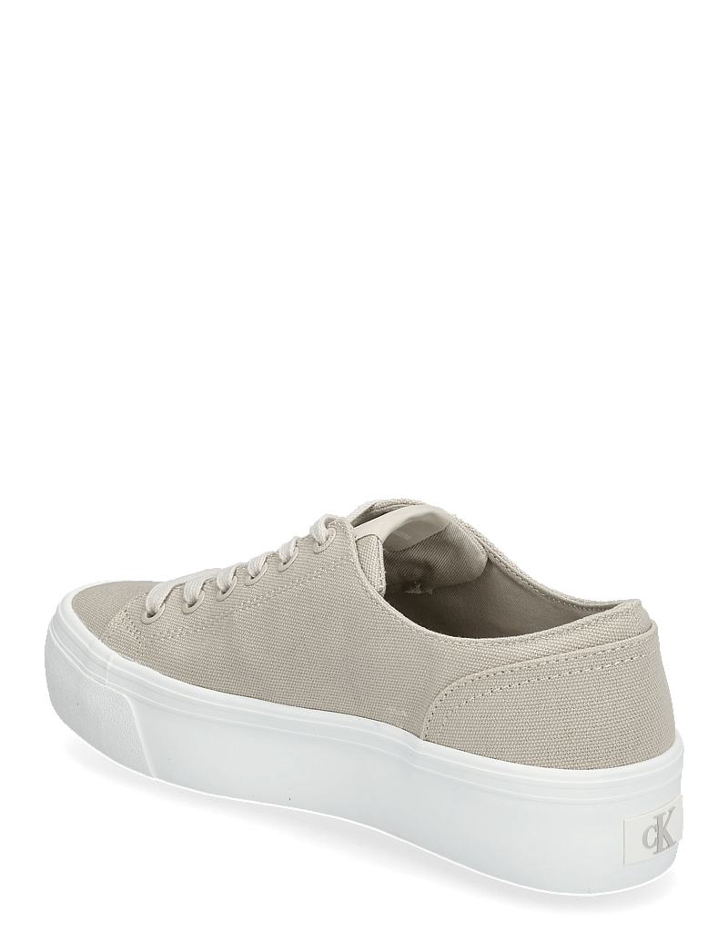 Calvin Klein - VULC FLATFORM LOW CANVAS MG - konfirmation - eggshell/creamy white - 2