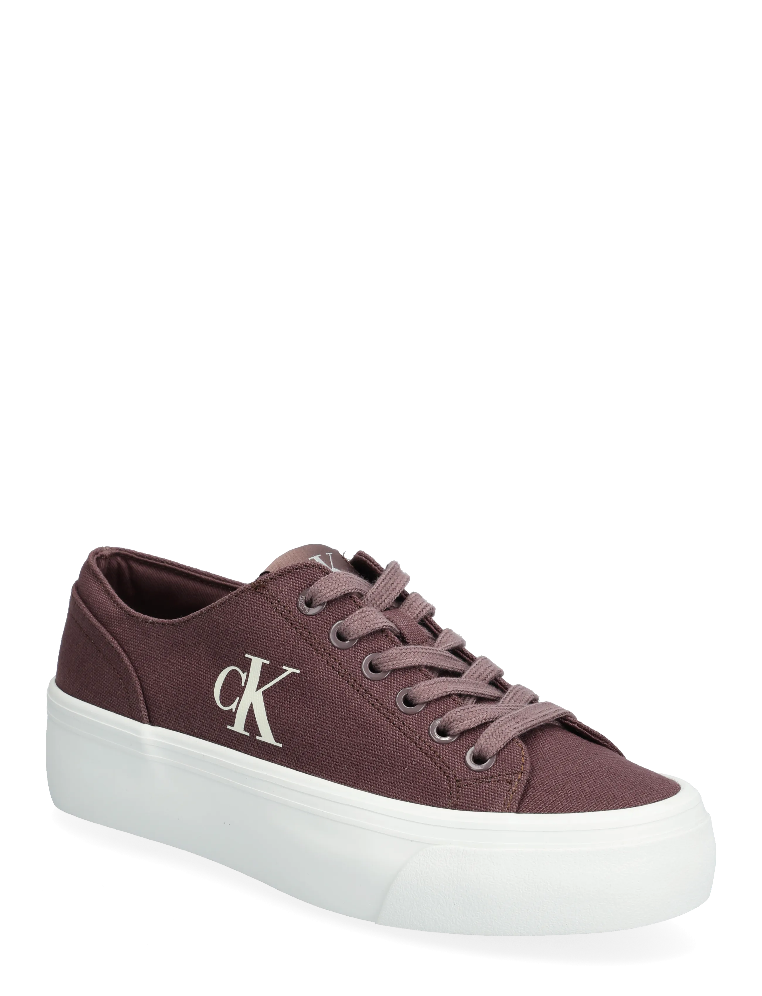 Calvin Klein VULC FLATFORM LOW CANVAS MG - Calvin Klein - PEPPERCORN / brown