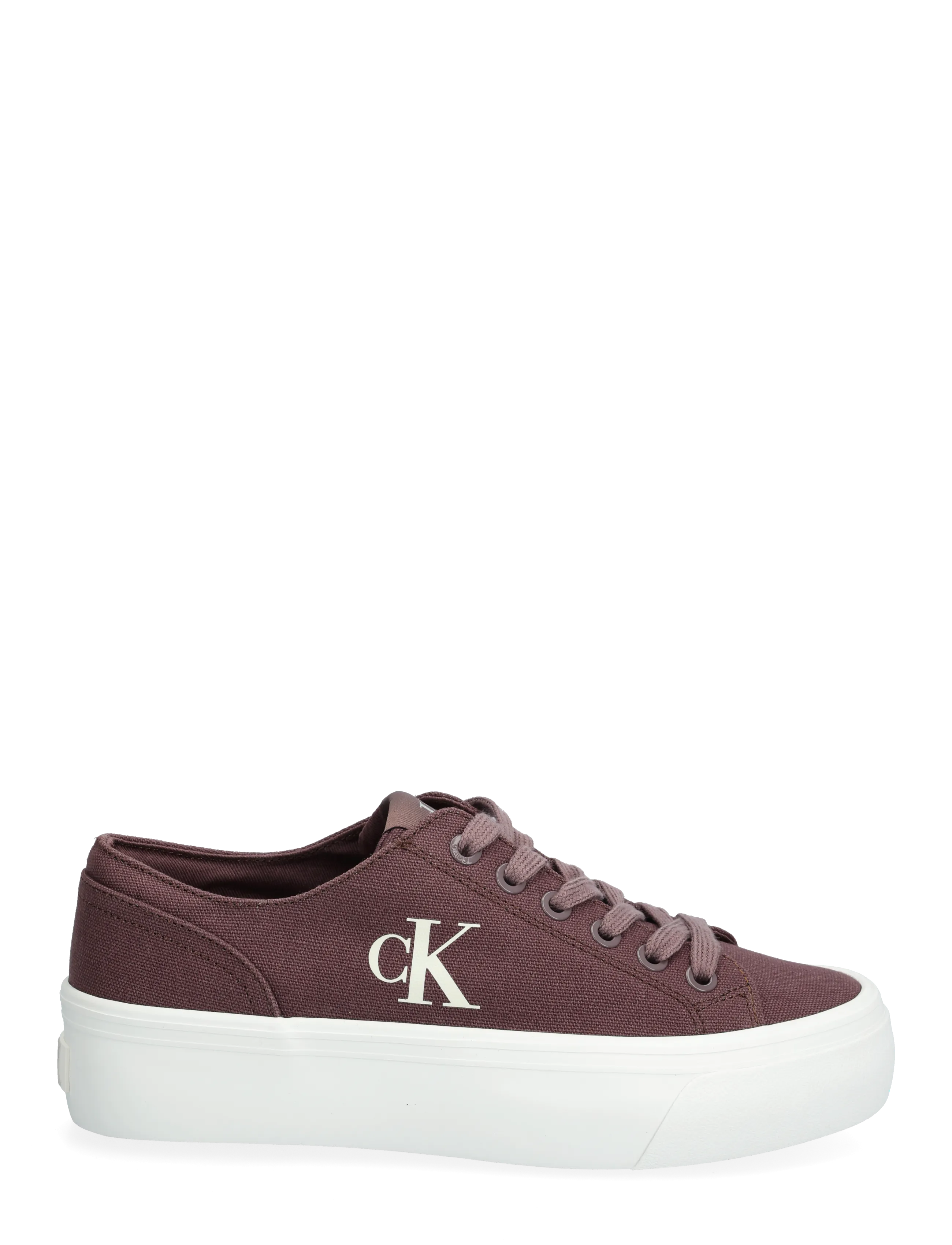 Calvin Klein - VULC FLATFORM LOW CANVAS MG - konfirmationstøj - peppercorn - 1