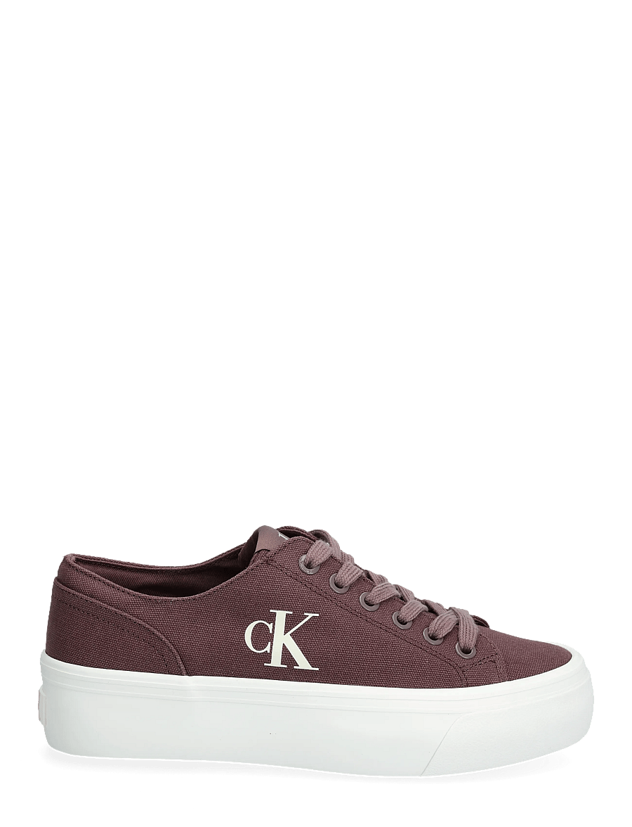 Calvin Klein - VULC FLATFORM LOW CANVAS MG - konfirmation - peppercorn - 1