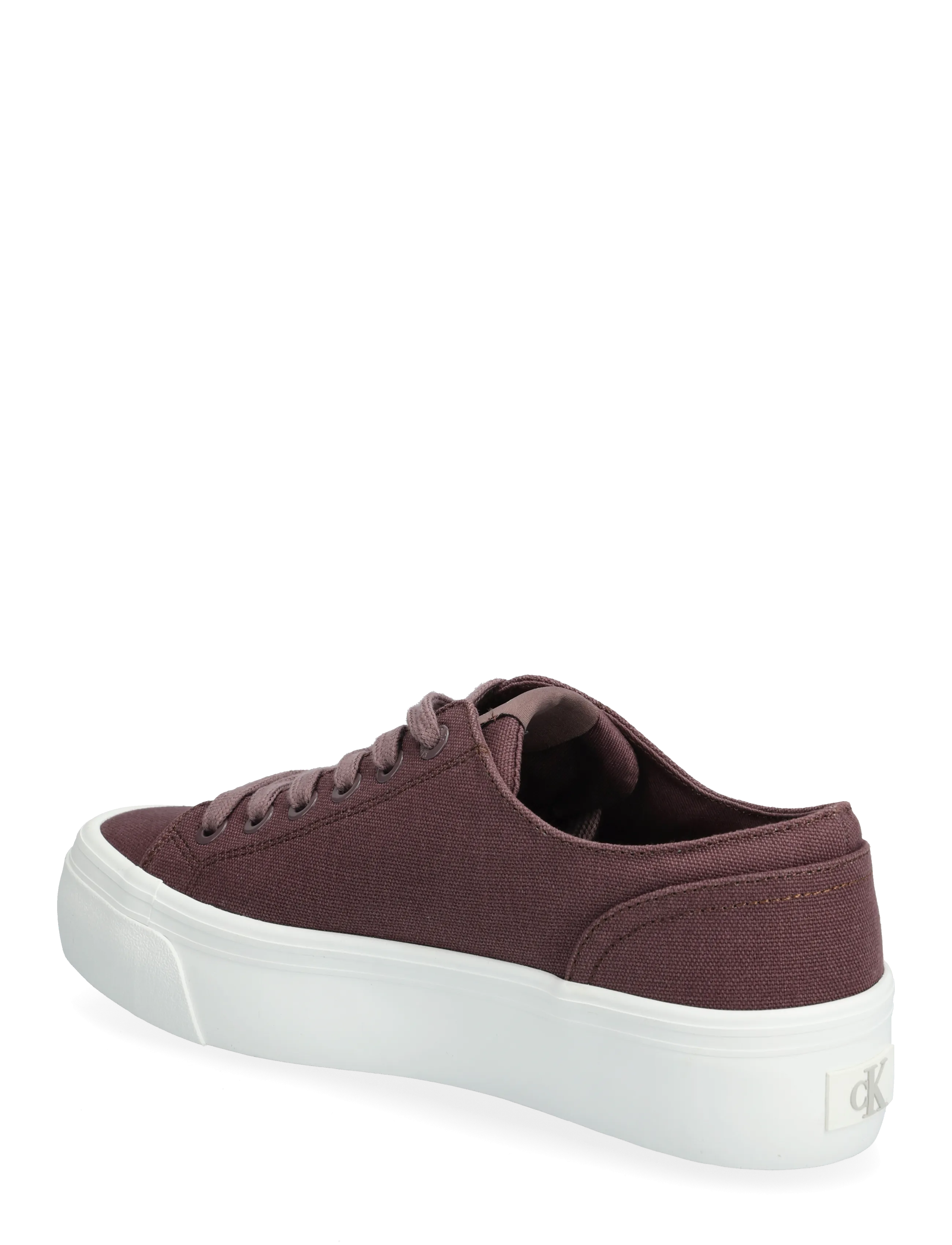 Calvin Klein - VULC FLATFORM LOW CANVAS MG - konfirmationstøj - peppercorn - 2