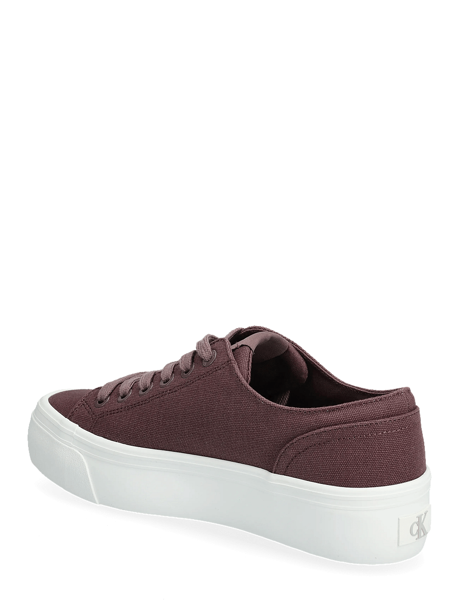 Calvin Klein - VULC FLATFORM LOW CANVAS MG - konfirmation - peppercorn - 2