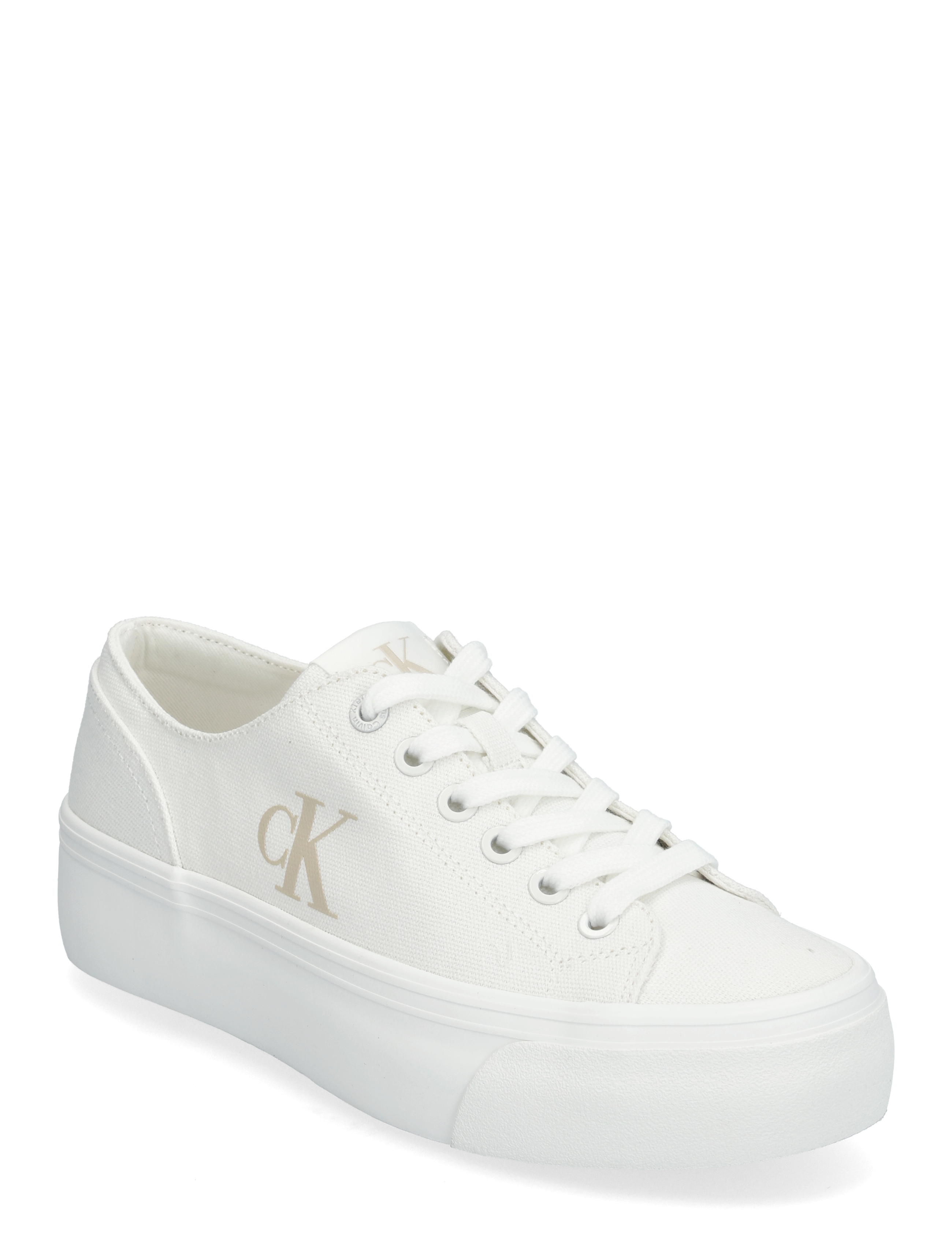 Calvin Klein Vulc Flatform Low Canvas Mg, 41, Sneakers, Weiß - Low-top Frauen