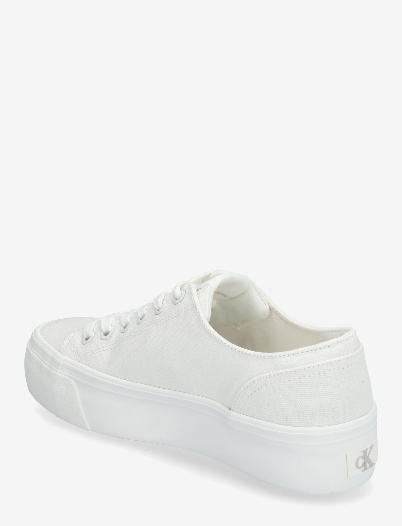 Calvin Klein - VULC FLATFORM LOW CANVAS MG - konfirmatsioon - triple bright white - 2