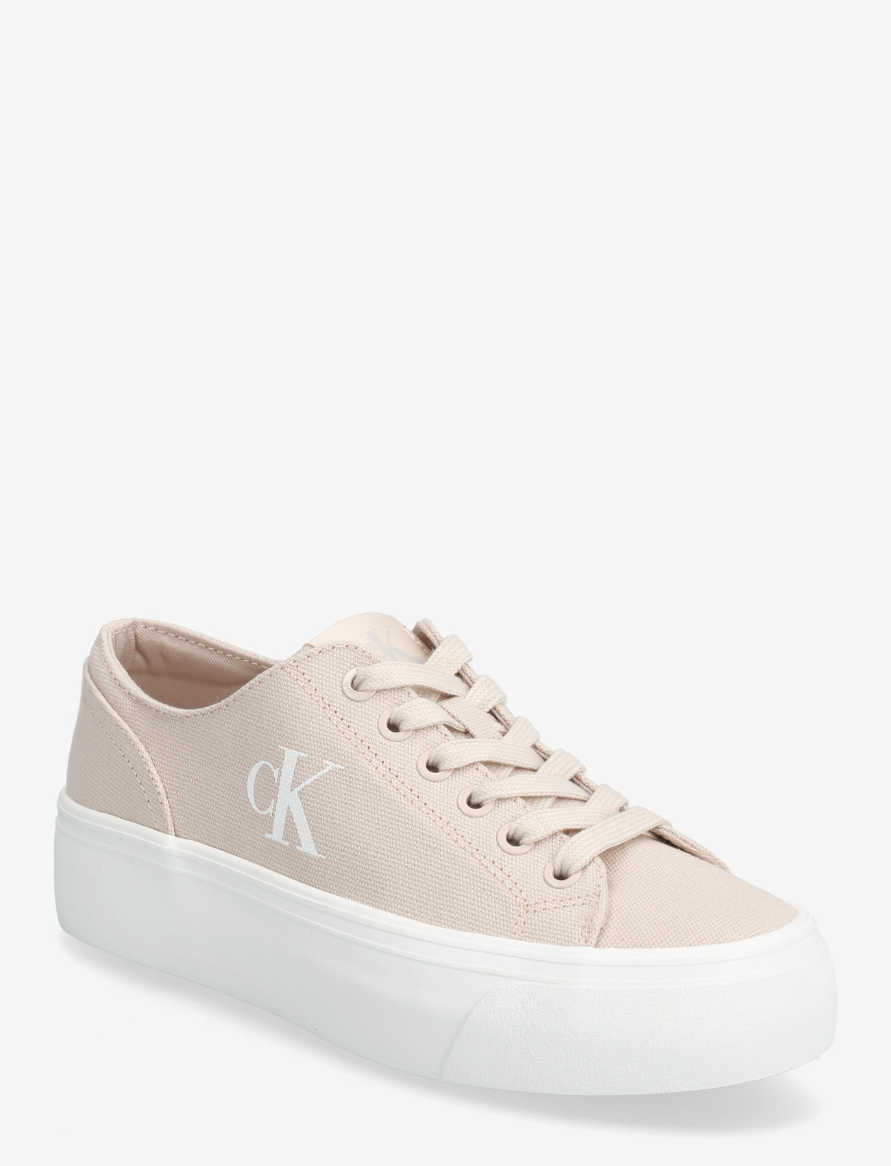 Calvin Klein VULC FLATFORM LOW CANVAS MG - Niedrige Sneakers - WHISPER PINK / pink/rose