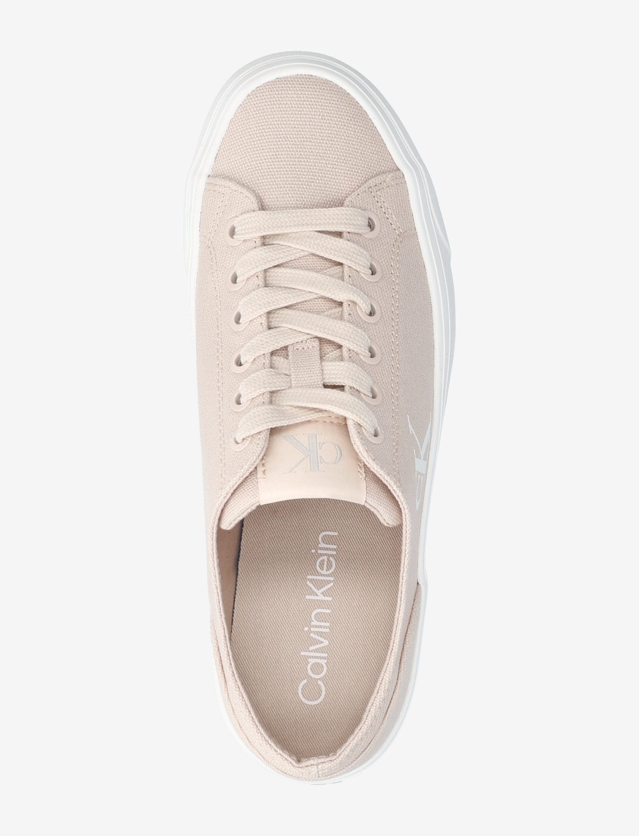 Calvin Klein - VULC FLATFORM LOW CANVAS MG - konfirmationstøj - whisper pink - 3