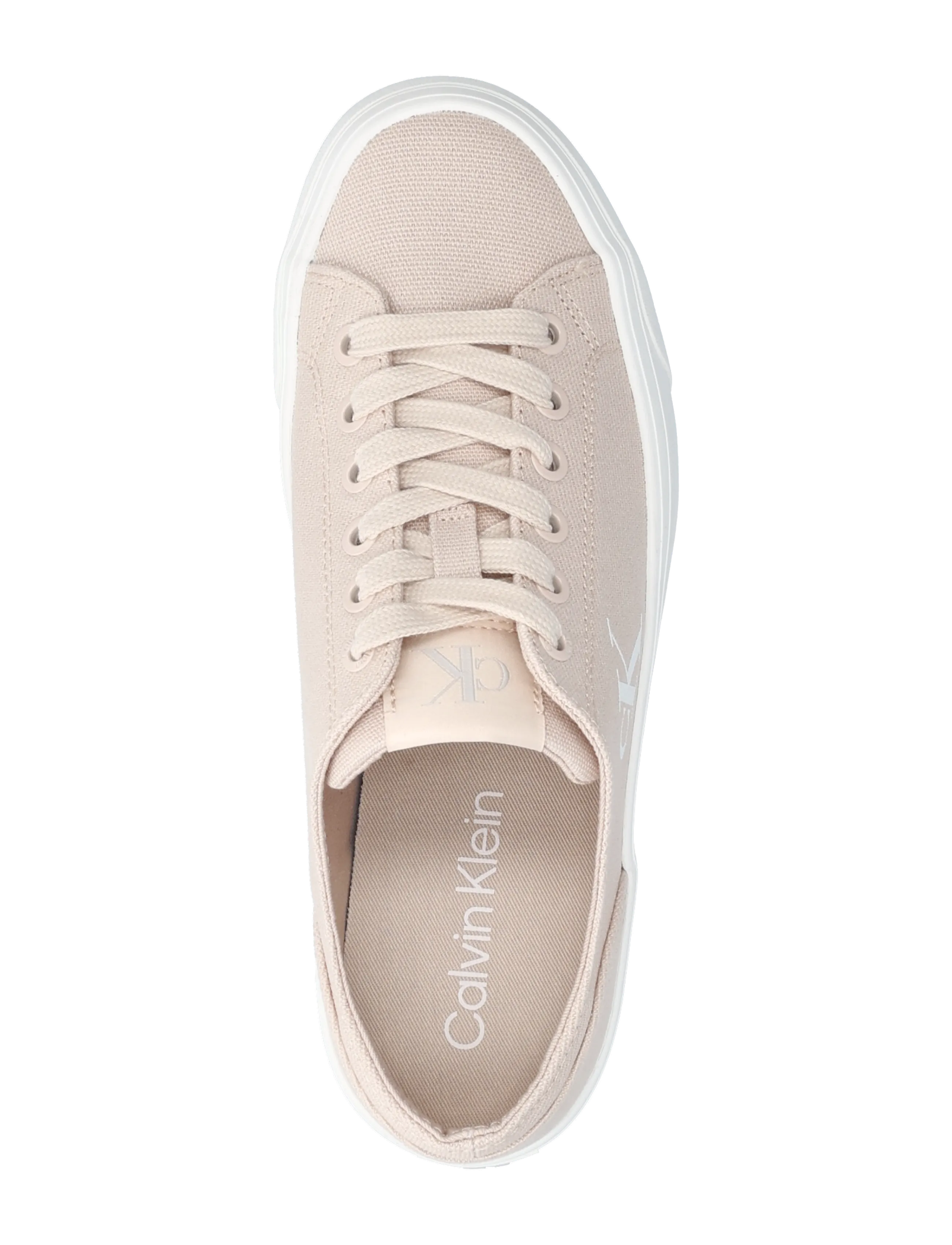 Calvin Klein - VULC FLATFORM LOW CANVAS MG - konfirmation - whisper pink - 3