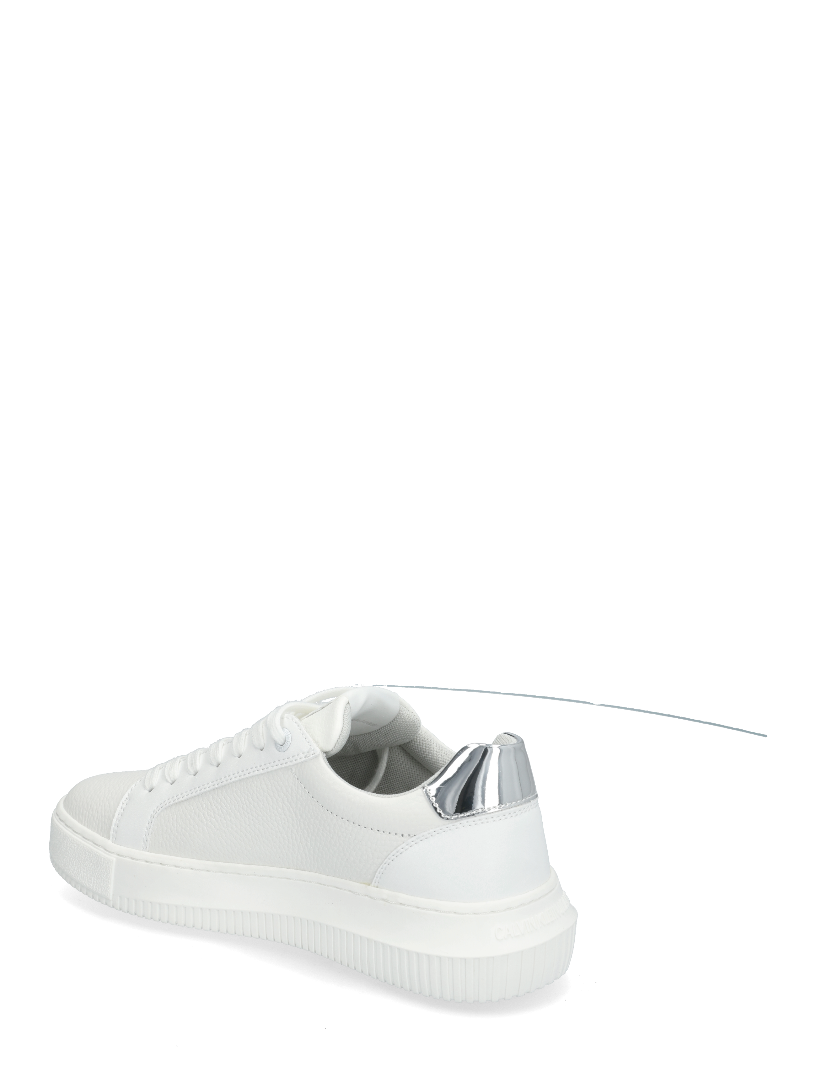 Calvin Klein - CHUNKY CUPSOLE LOW MG - bright white/silver - 2