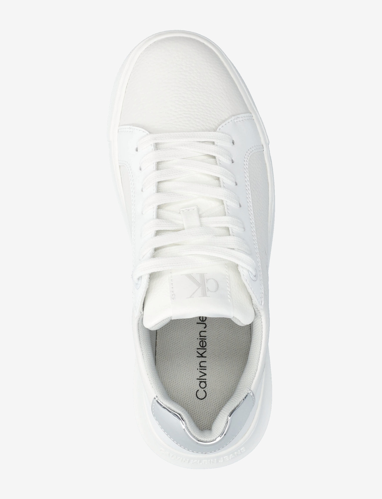 Calvin Klein - CHUNKY CUPSOLE LOW MG - konfirmationstøj - bright white/silver - 3