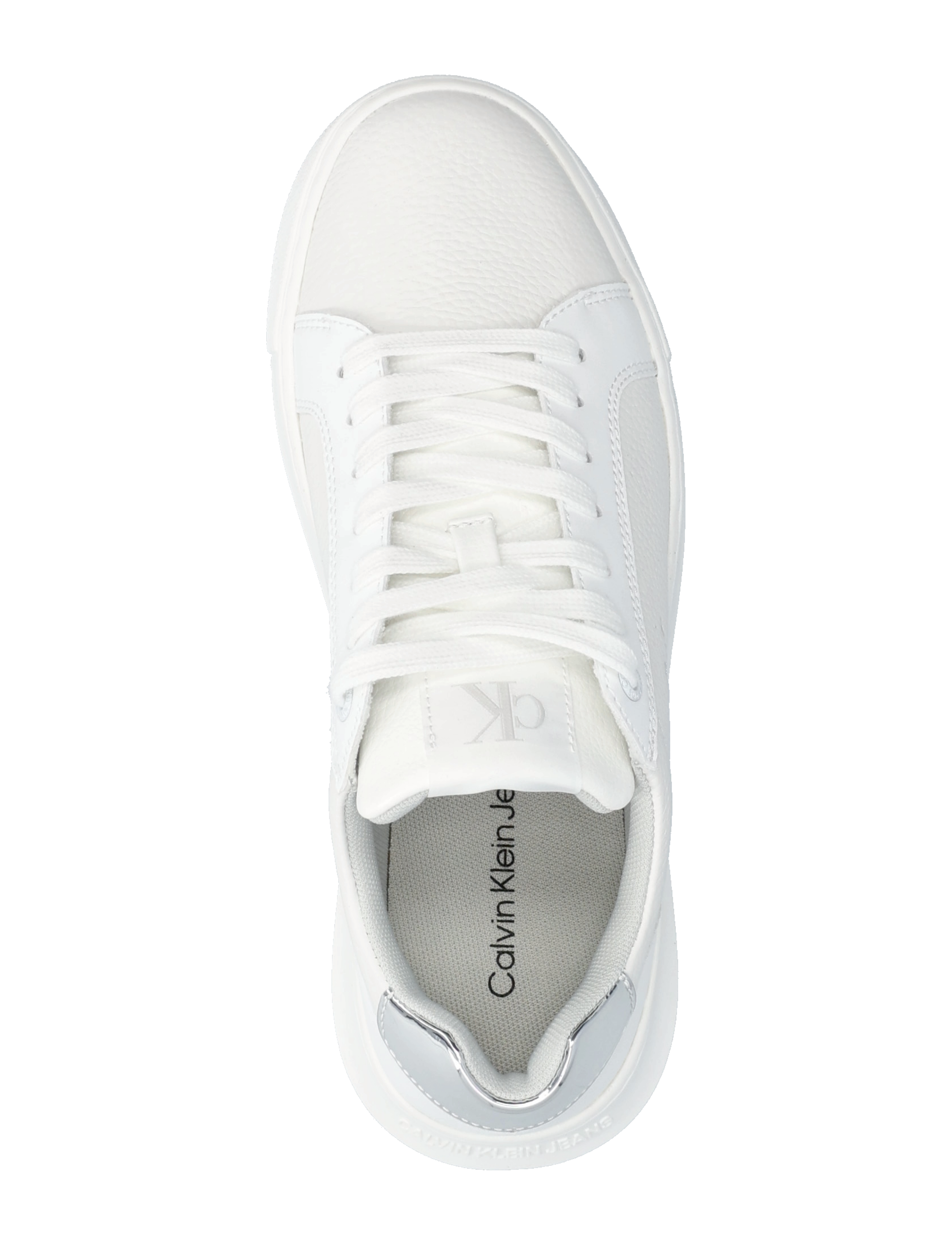 Calvin Klein - CHUNKY CUPSOLE LOW MG - bright white/silver - 3