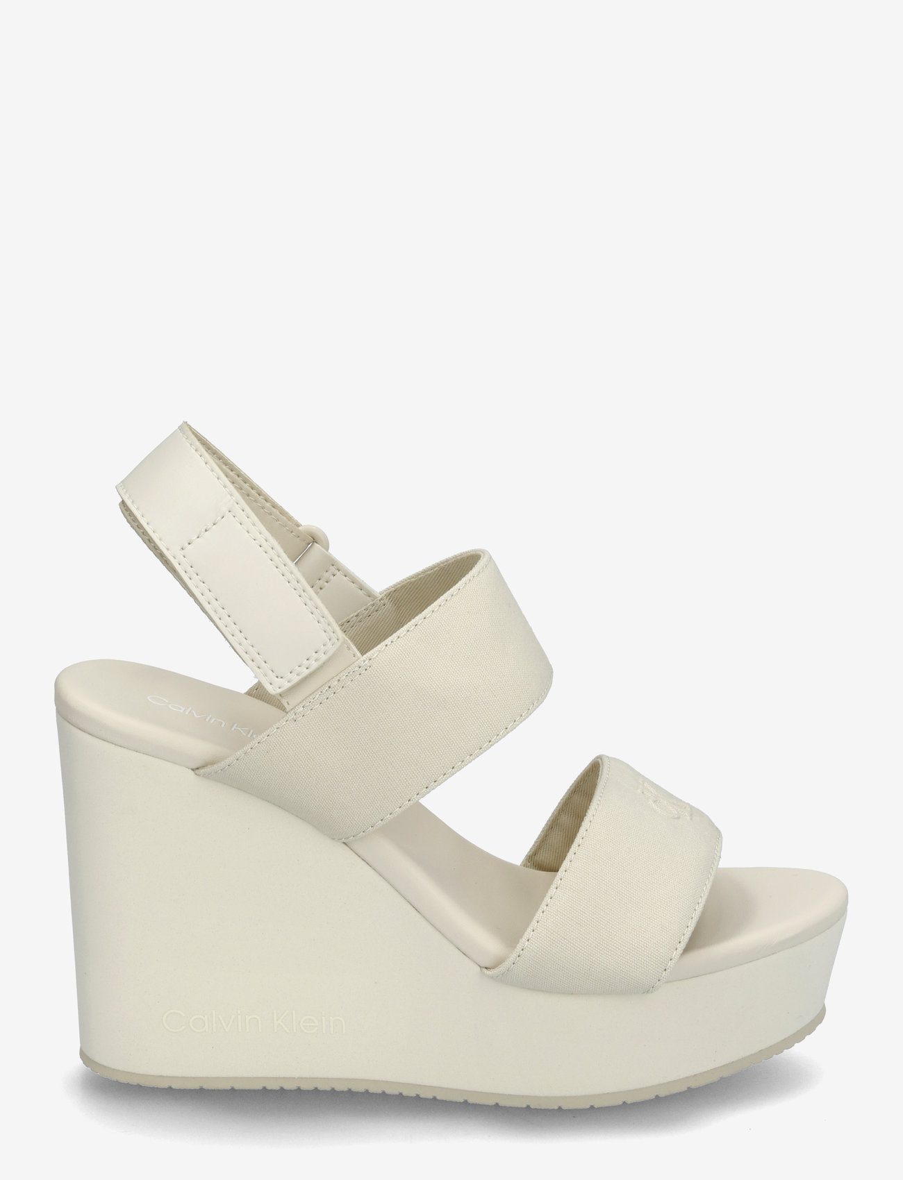 Calvin Klein - WEDGE SANDAL WEBBING IN - platform sandals - triple turtle dove - 1