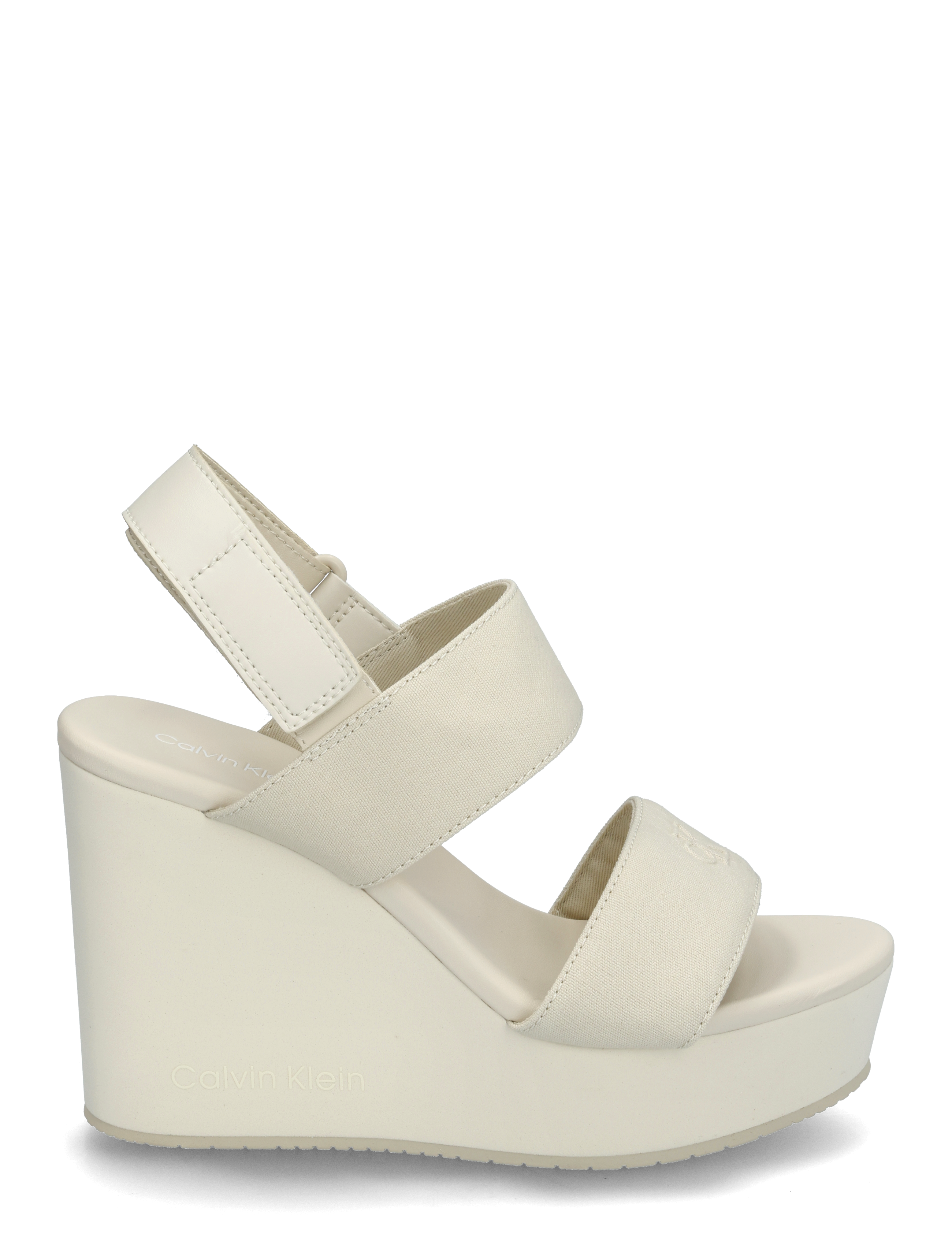 Calvin Klein - WEDGE SANDAL WEBBING IN - ferming - triple turtle dove - 1
