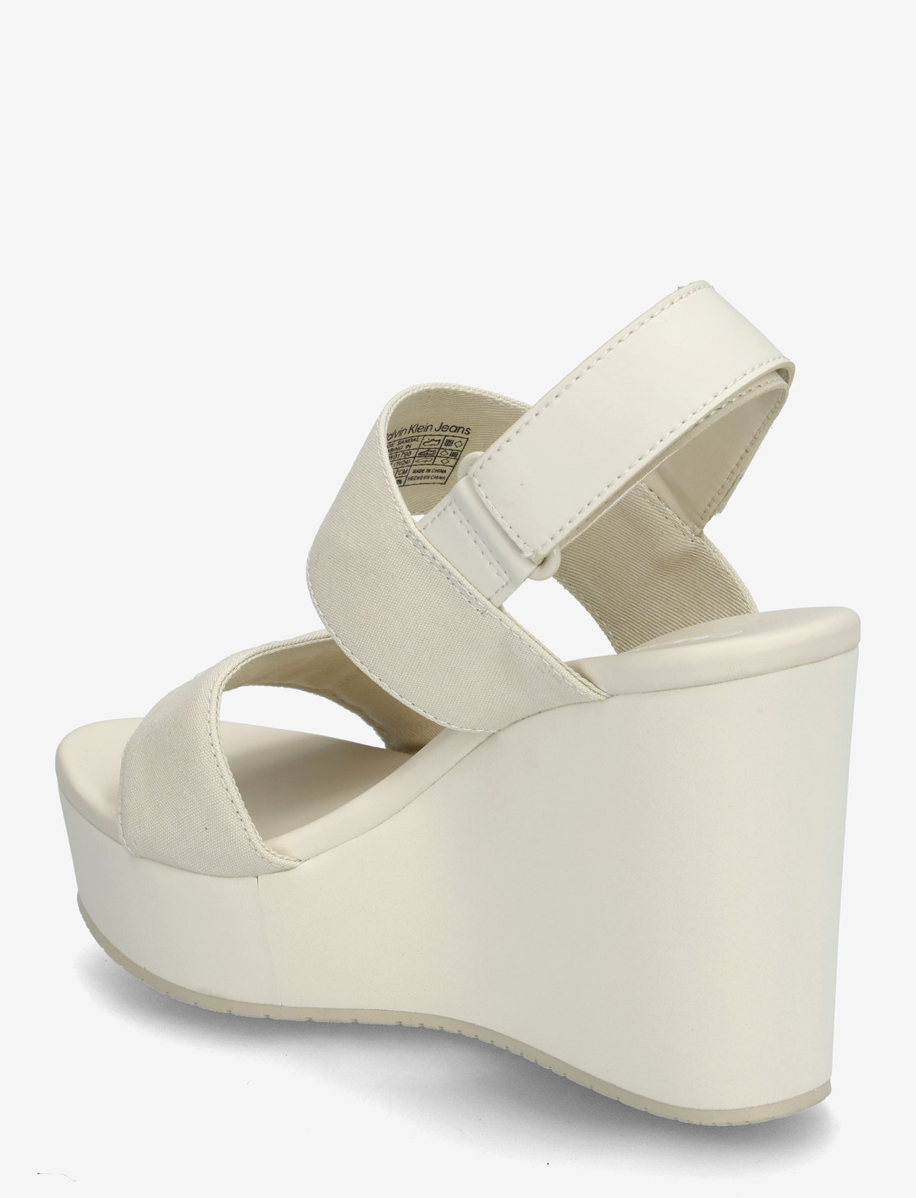 Calvin Klein - WEDGE SANDAL WEBBING IN - platform sandals - triple turtle dove - 2