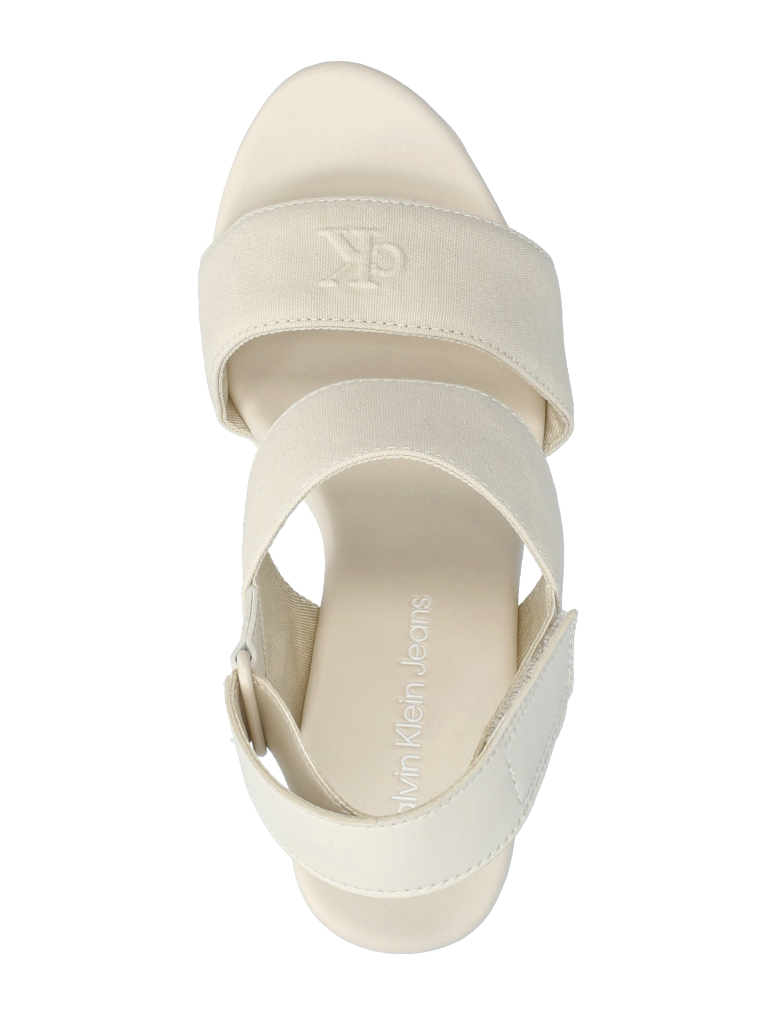 Calvin Klein - WEDGE SANDAL WEBBING IN - ferming - triple turtle dove - 3