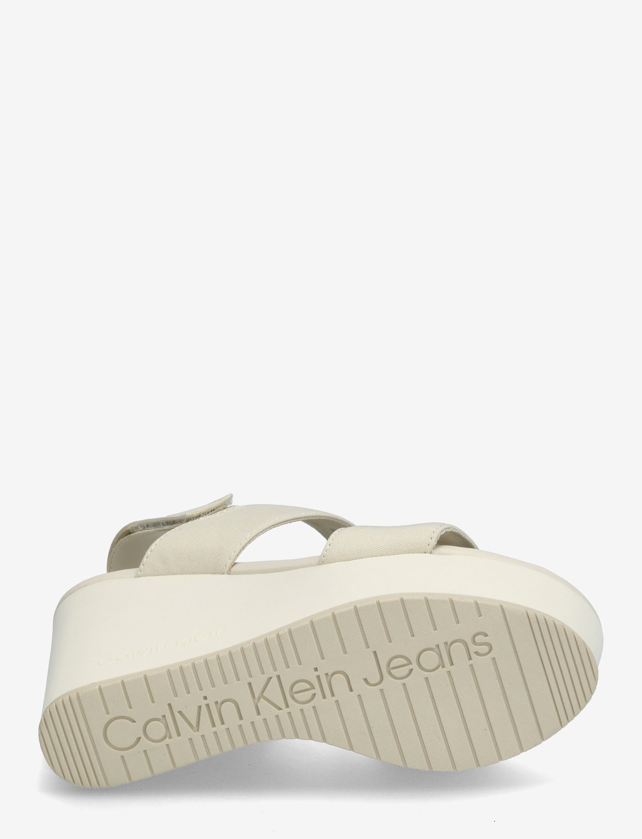Calvin Klein - WEDGE SANDAL WEBBING IN - platform sandals - triple turtle dove - 4