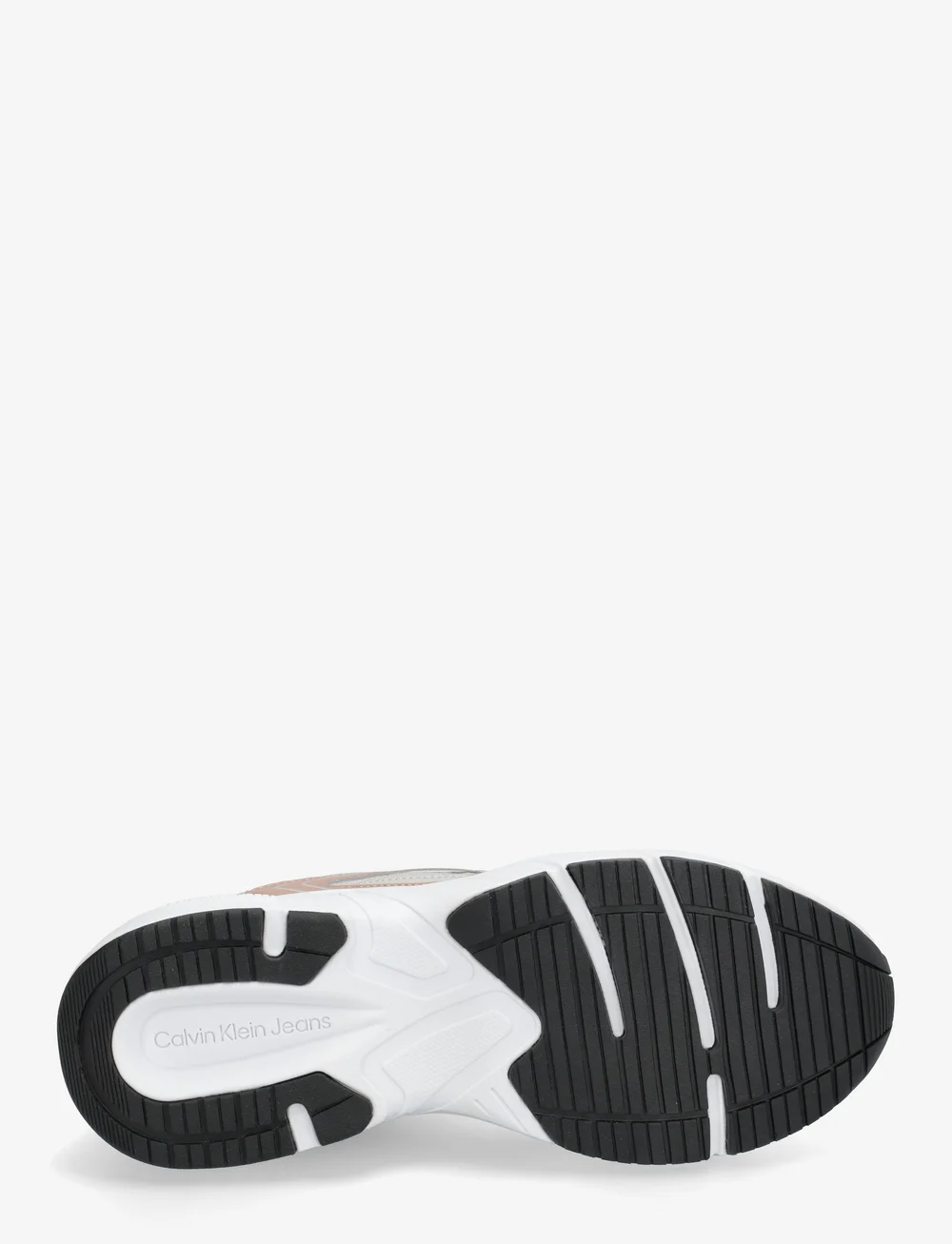 Calvin Klein - RETRO TENNIS MESH ML - lave sneakers - eggshell/tuscany - 4