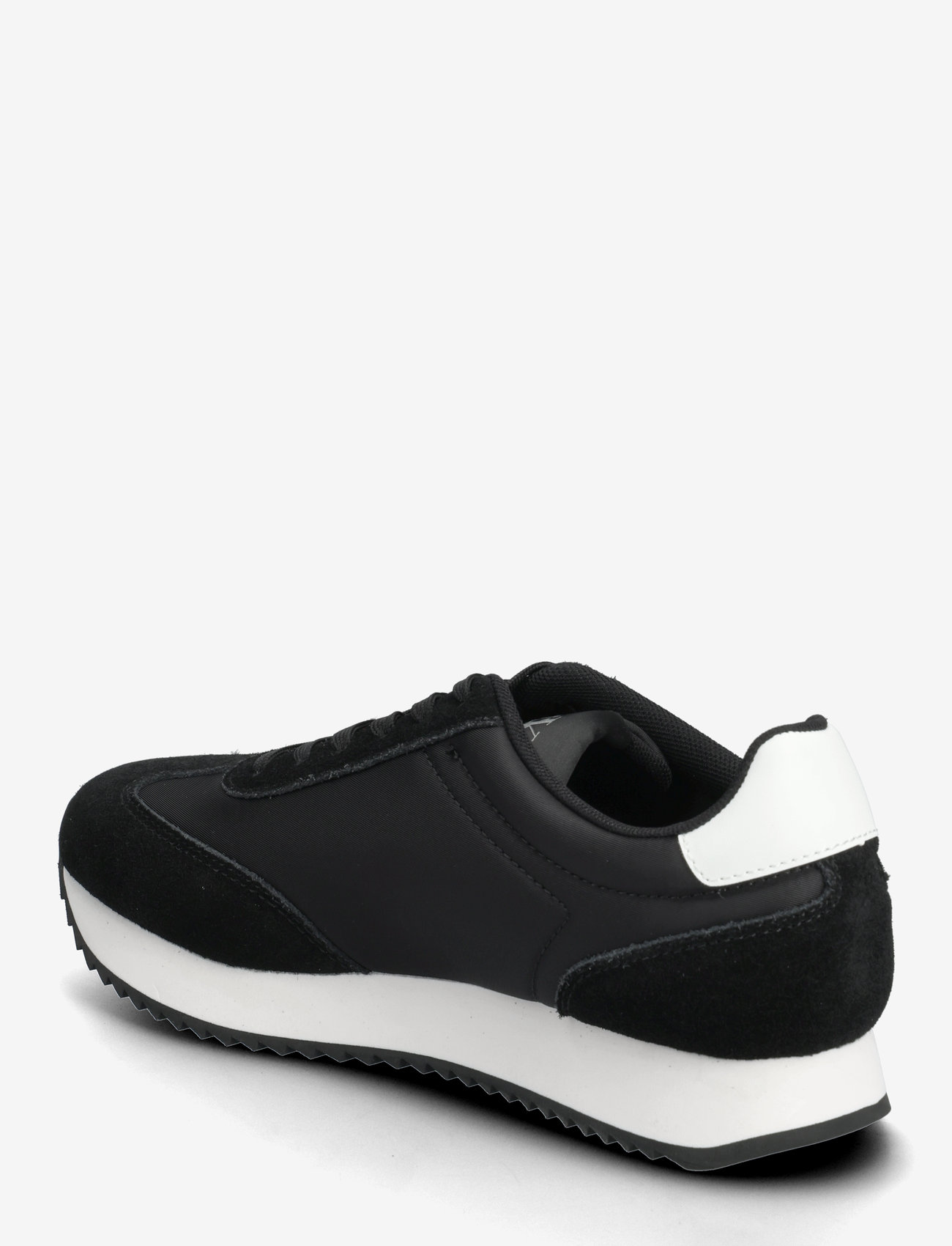 Calvin Klein - RUNNER LACEUP MG NYLON MIX - low top sneakers - black bright white - 2