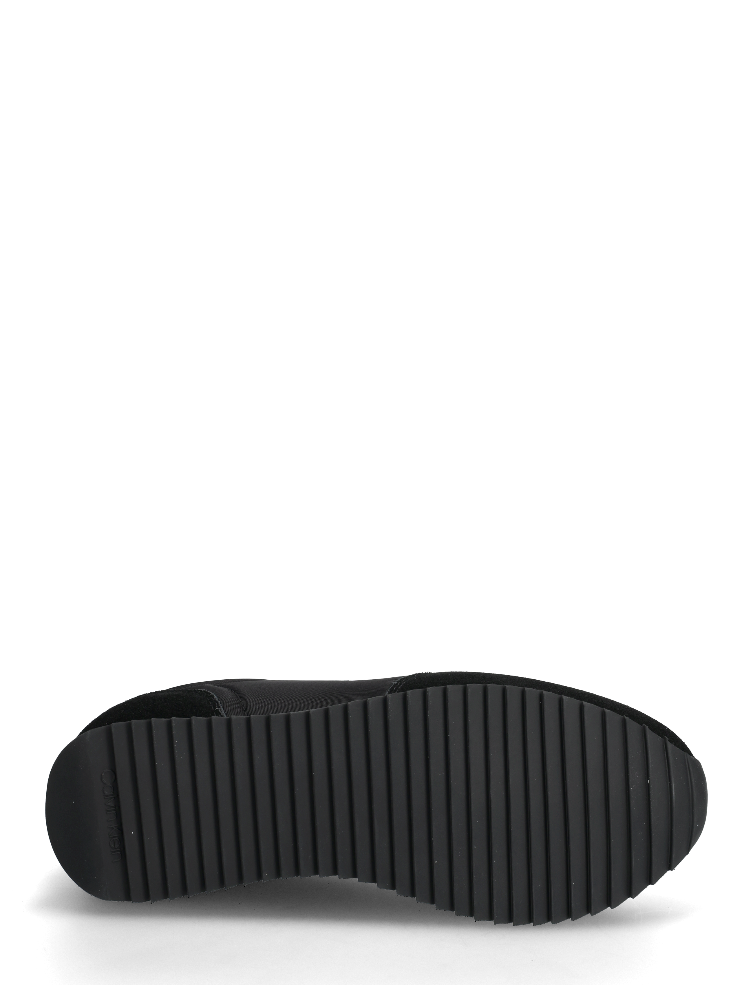 Calvin Klein - RUNNER LACEUP MG NYLON MIX - madala säärega tossud - black bright white - 4