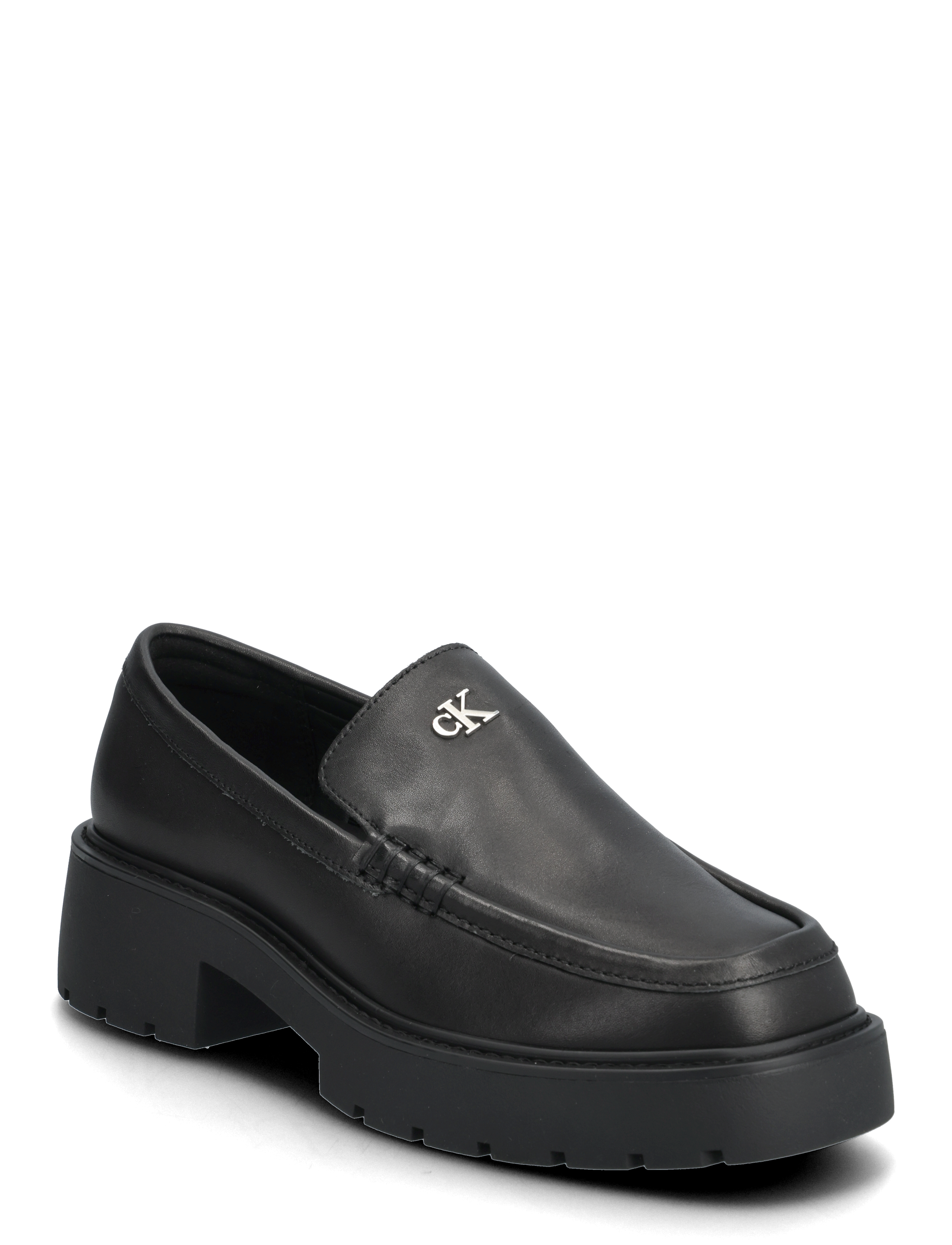 Calvin Klein Combat Loafer Hw Lth, 39, Schuhe, Schwarz - Flats, Frauen