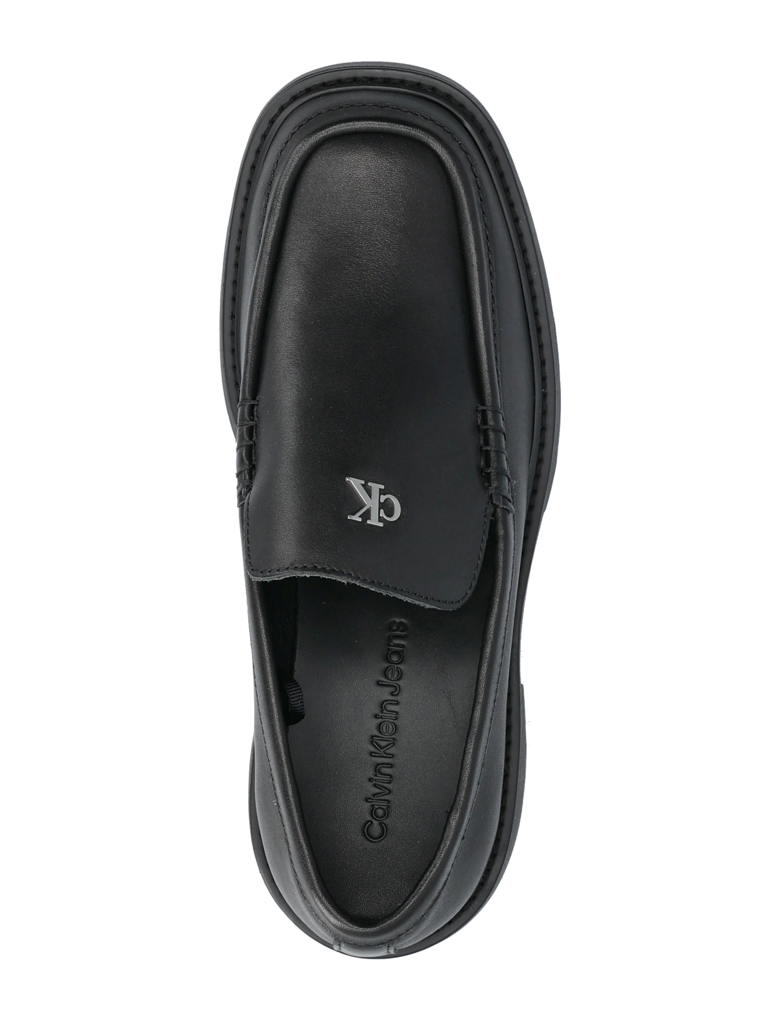 Calvin Klein - COMBAT LOAFER HW LTH - mados tendencijos - ck black - 3