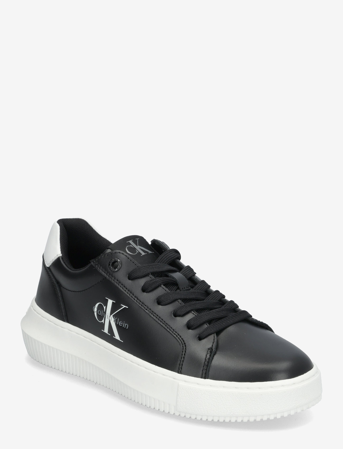 Calvin Klein - CHUNKY CUPSOLE MONO LTH WN - confirmation - black/bright white - 0