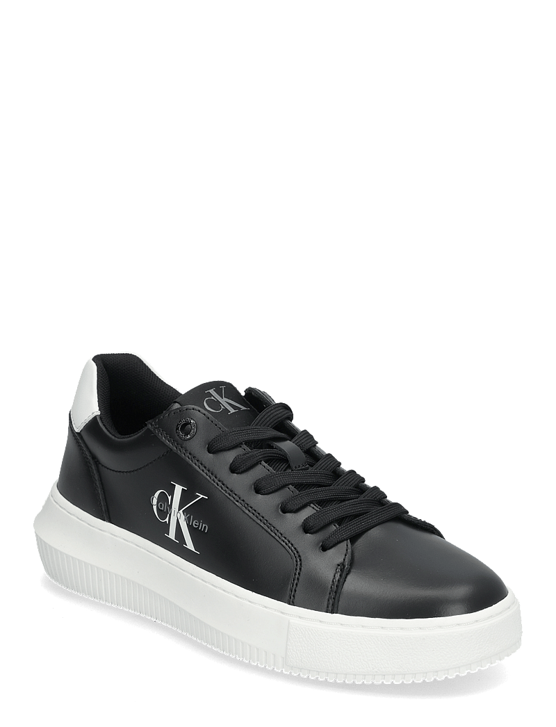 Calvin Klein - CHUNKY CUPSOLE MONO LTH WN - confirmation - black/bright white - 0