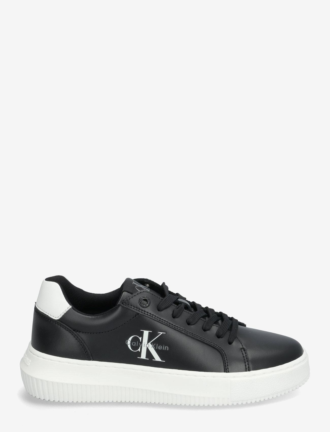 Calvin Klein - CHUNKY CUPSOLE MONO LTH WN - confirmation - black/bright white - 1
