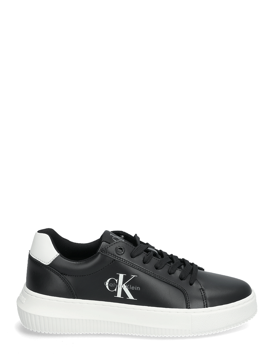 Calvin Klein - CHUNKY CUPSOLE MONO LTH WN - konfirmation - black bright white - 1