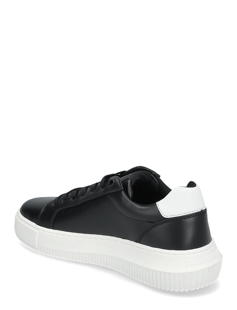 Calvin Klein - CHUNKY CUPSOLE MONO LTH WN - confirmation - black/bright white - 2