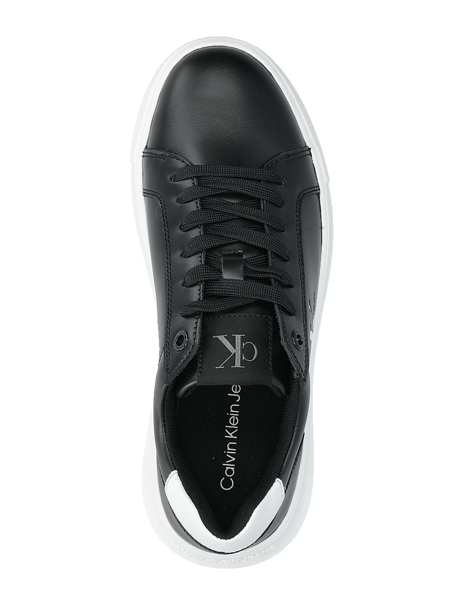 Calvin Klein - CHUNKY CUPSOLE MONO LTH WN - konfirmation - black bright white - 3